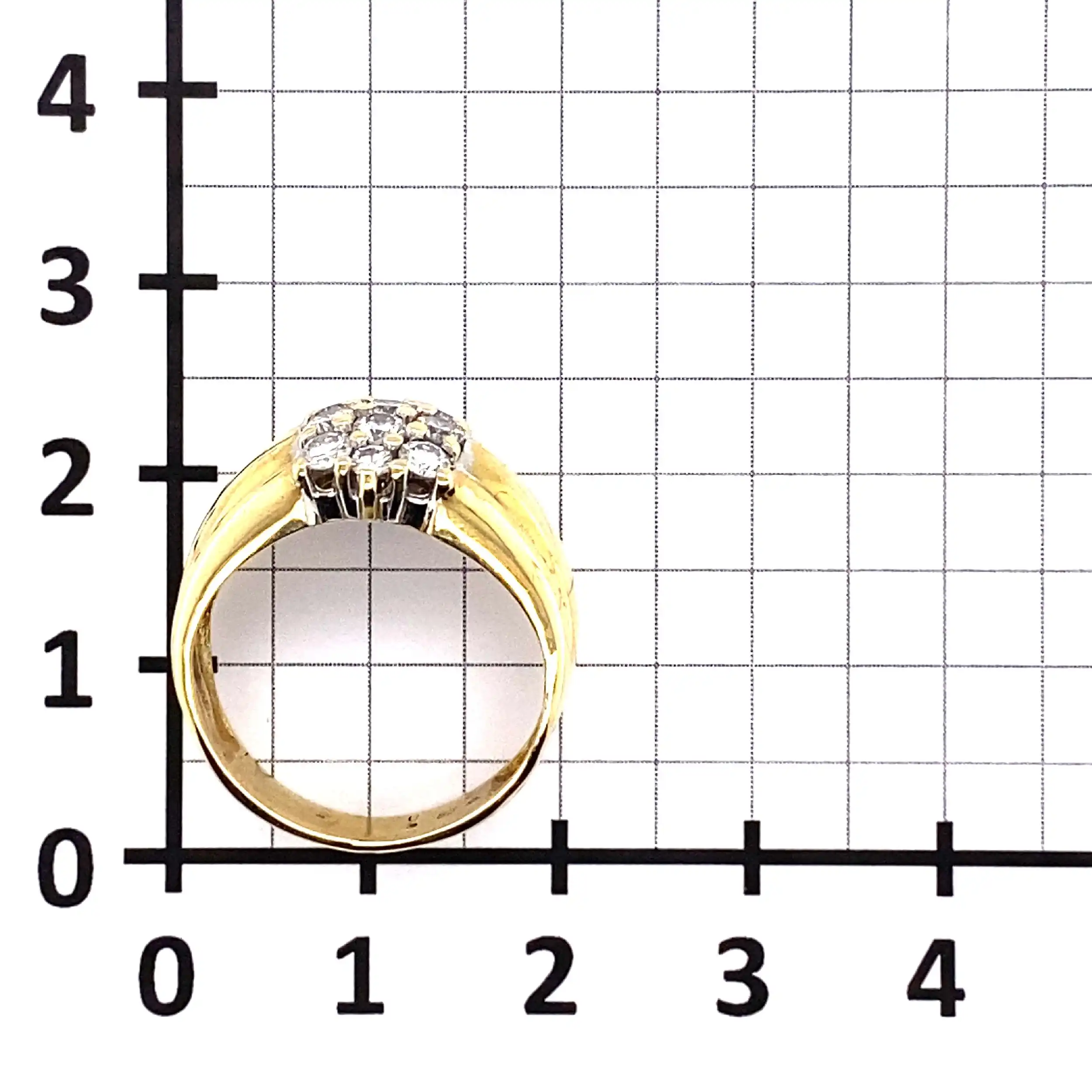Ring Gelbgold mit Brillanten