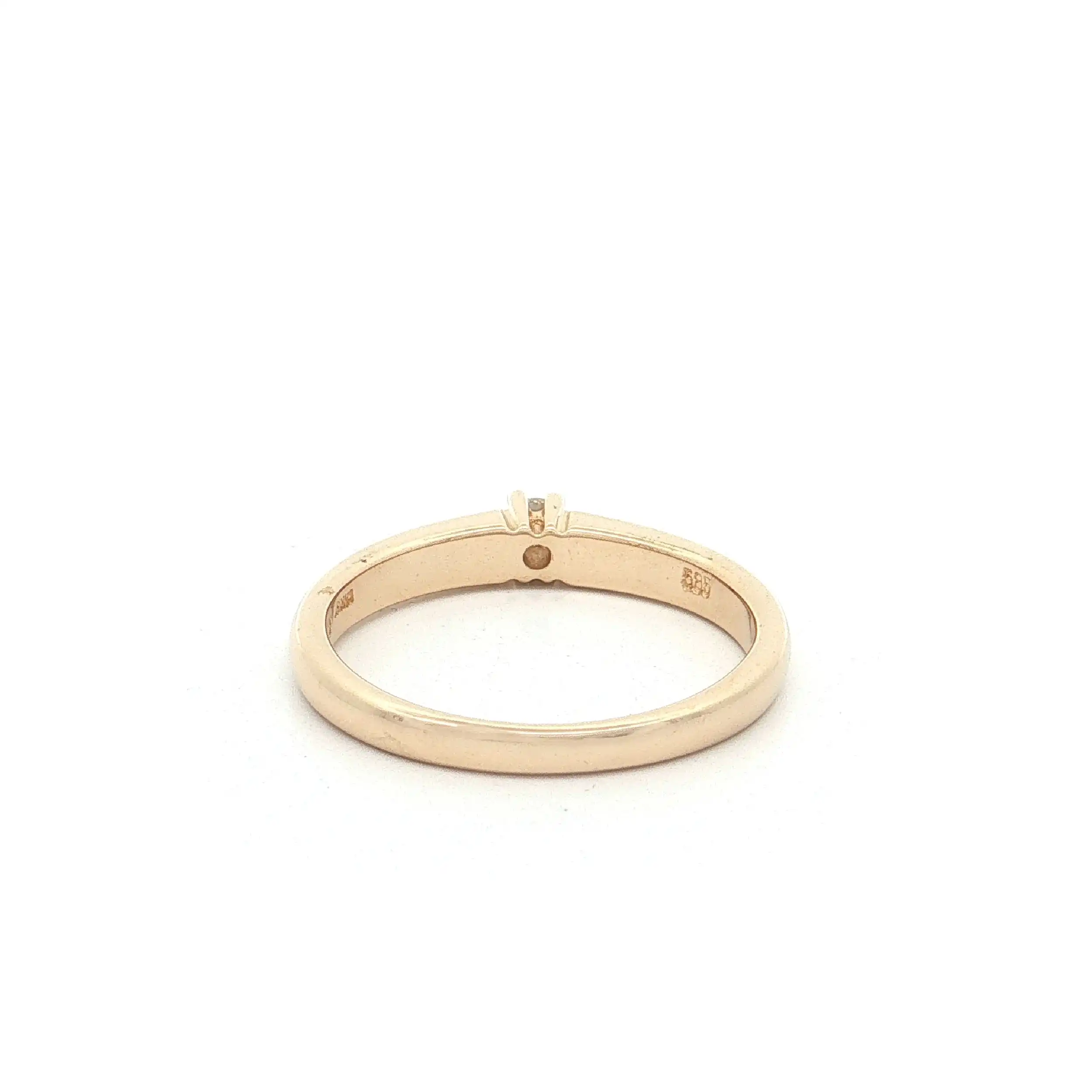 Ring Gelbgold mit Brillant "Christ" Ring Gelbgold mit Brillant "Christ"