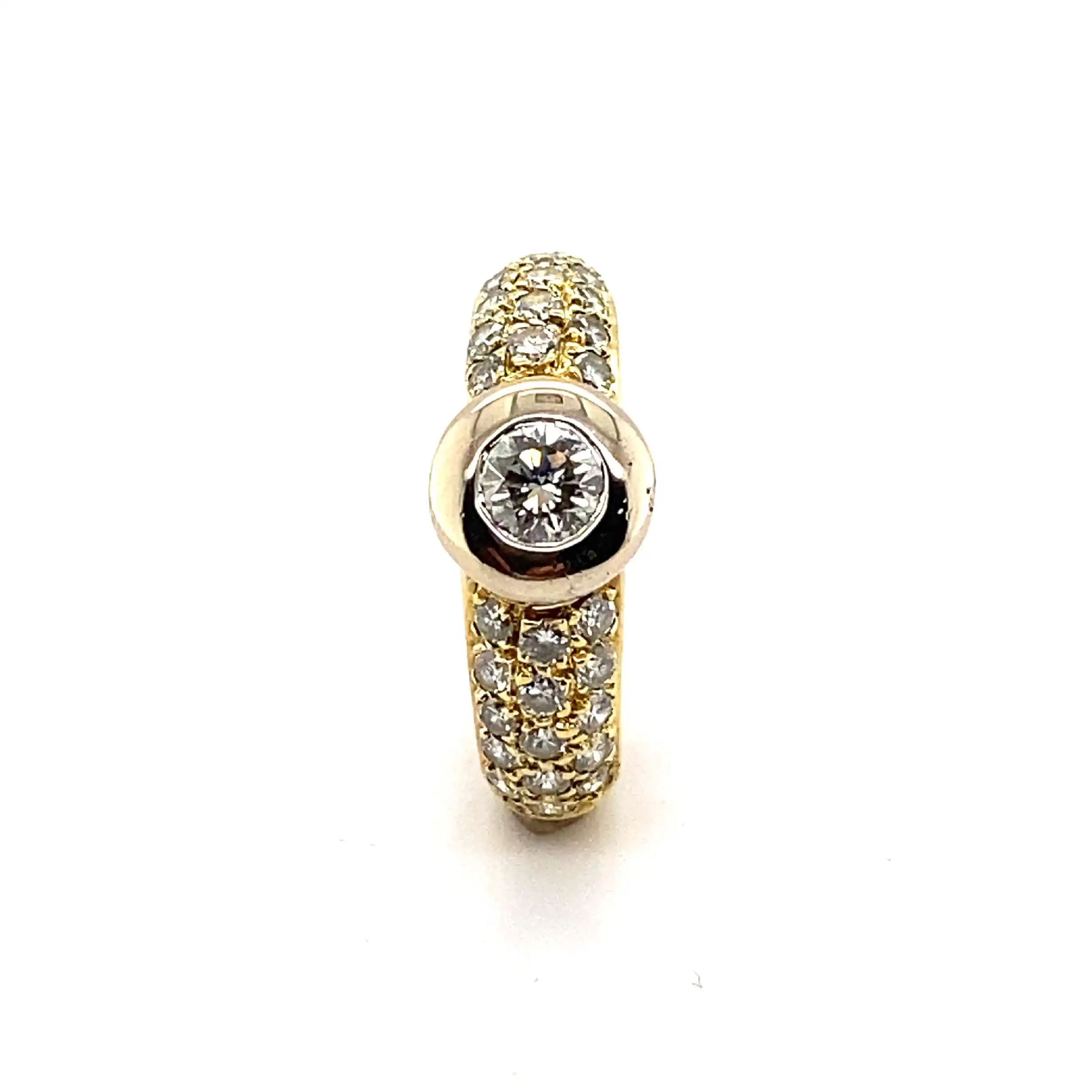 Ring Bicolor mit Brillanten Ring Bicolor mit Brillanten