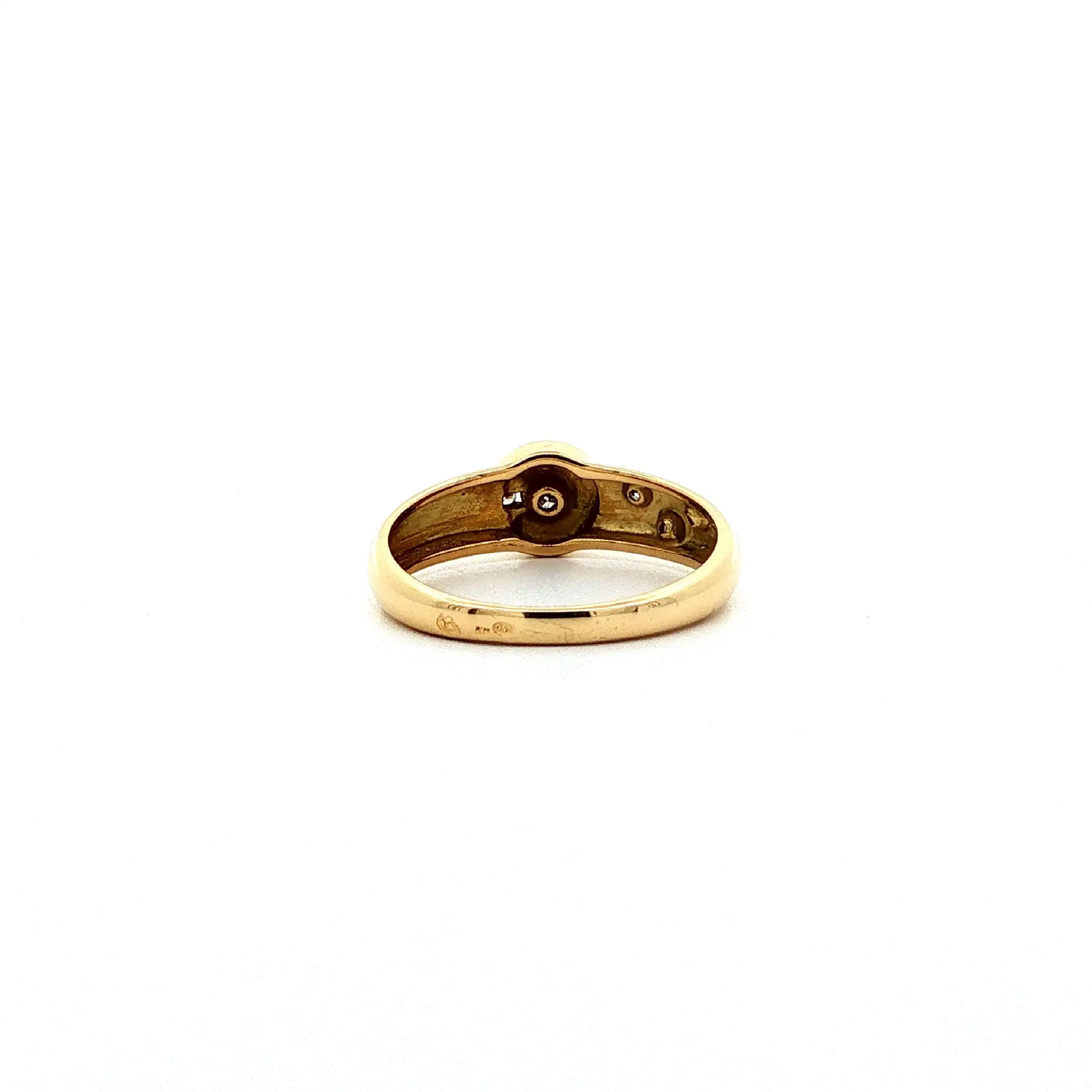 Ring Gelbgold mit Brillanten Ring Gelbgold mit Brillanten