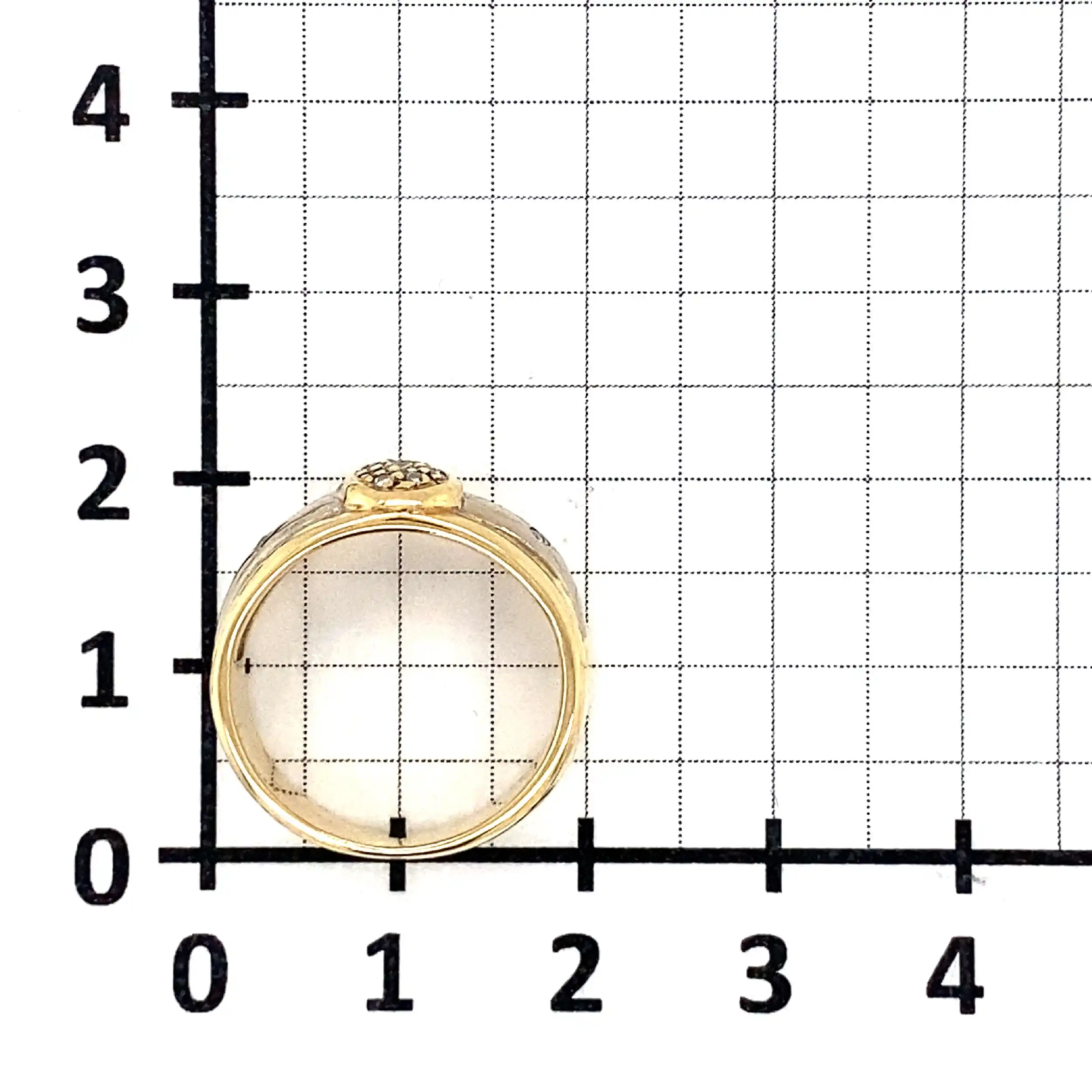 Ring Bicolor mit Diamanten