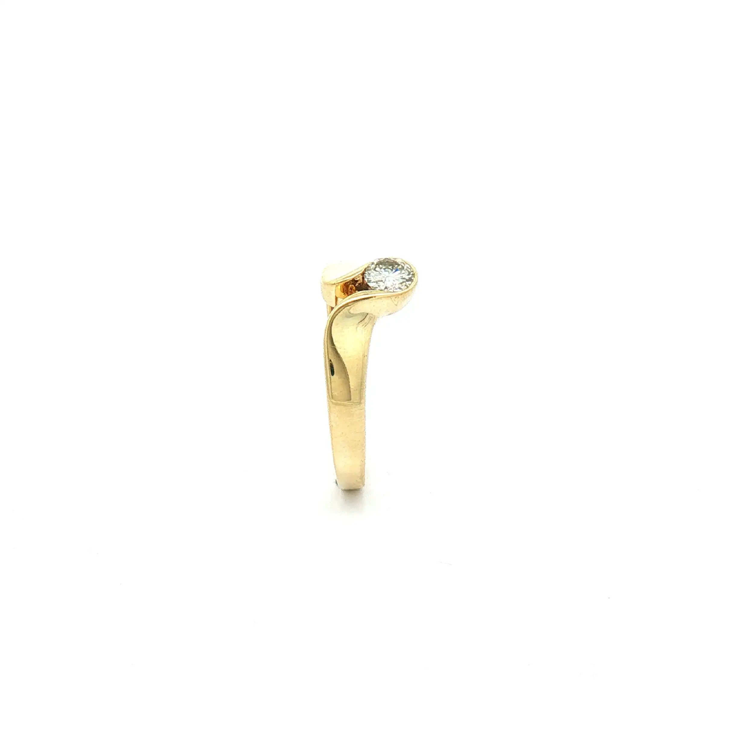 Ring Gelbgold mit Brillant
