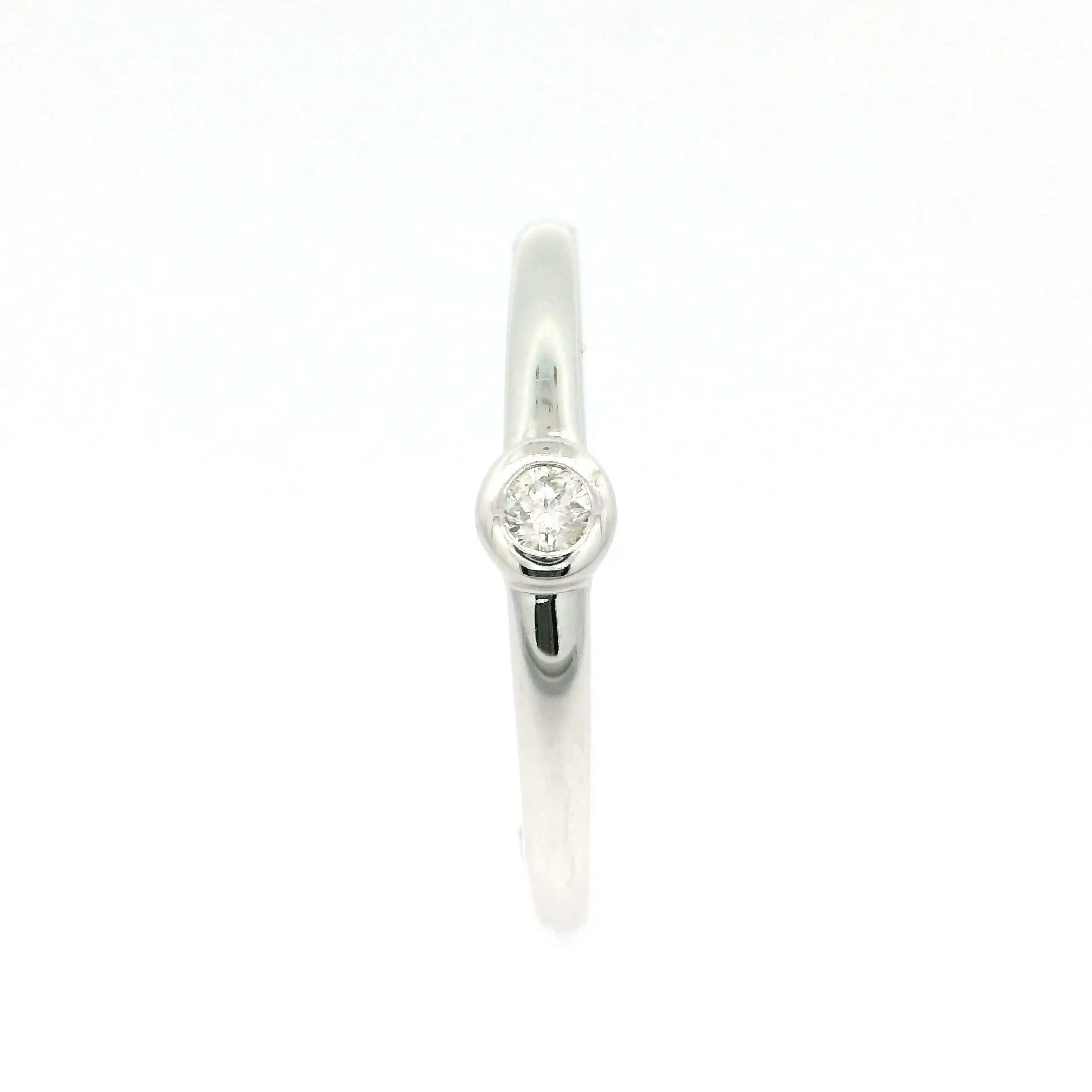Solitärring Weißgold mit Brillant Solitärring Weißgold mit Brillant