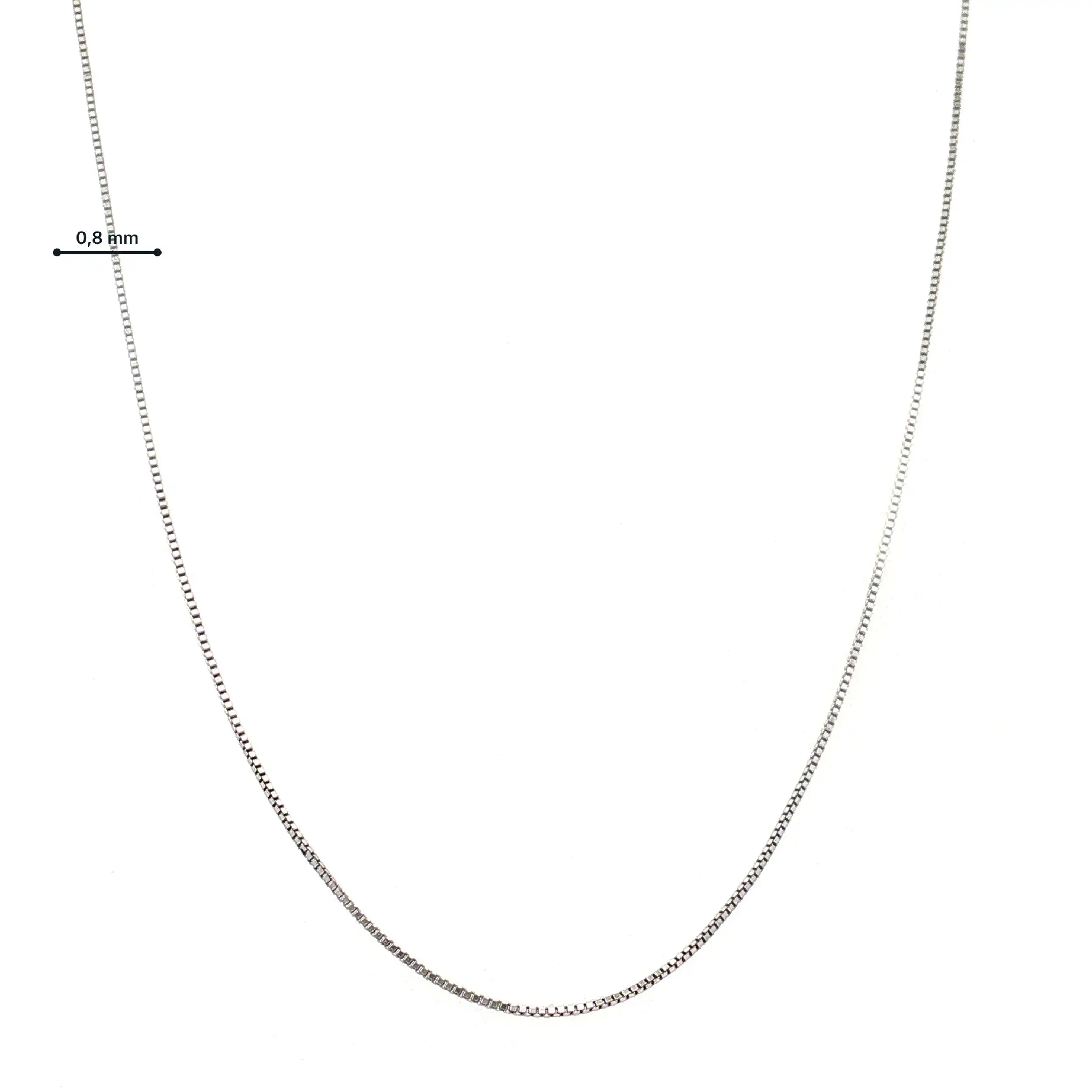 Venezianerkette Weißgold