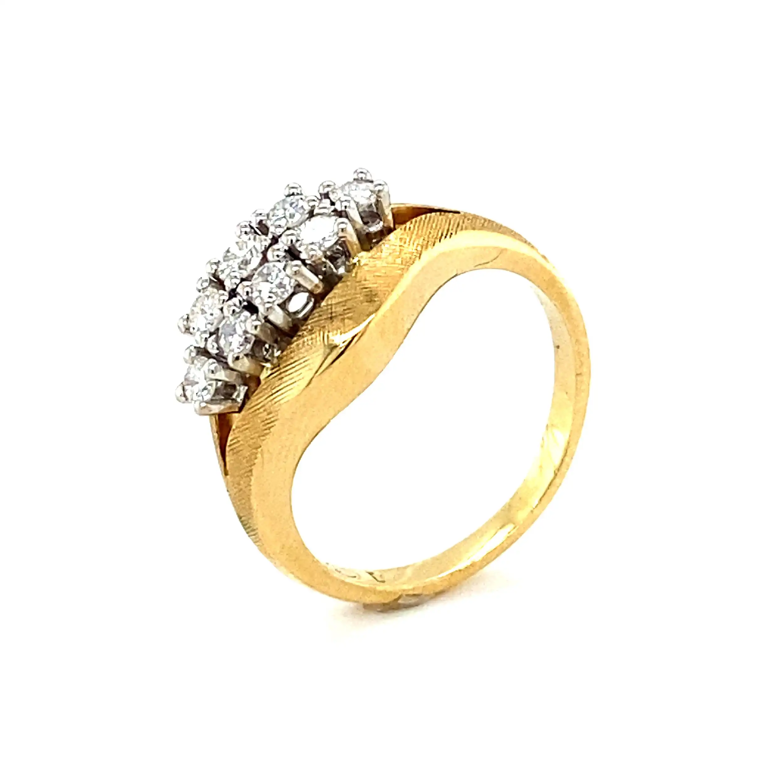 Ring Bicolor mit Brillanten Ring Bicolor mit Brillanten