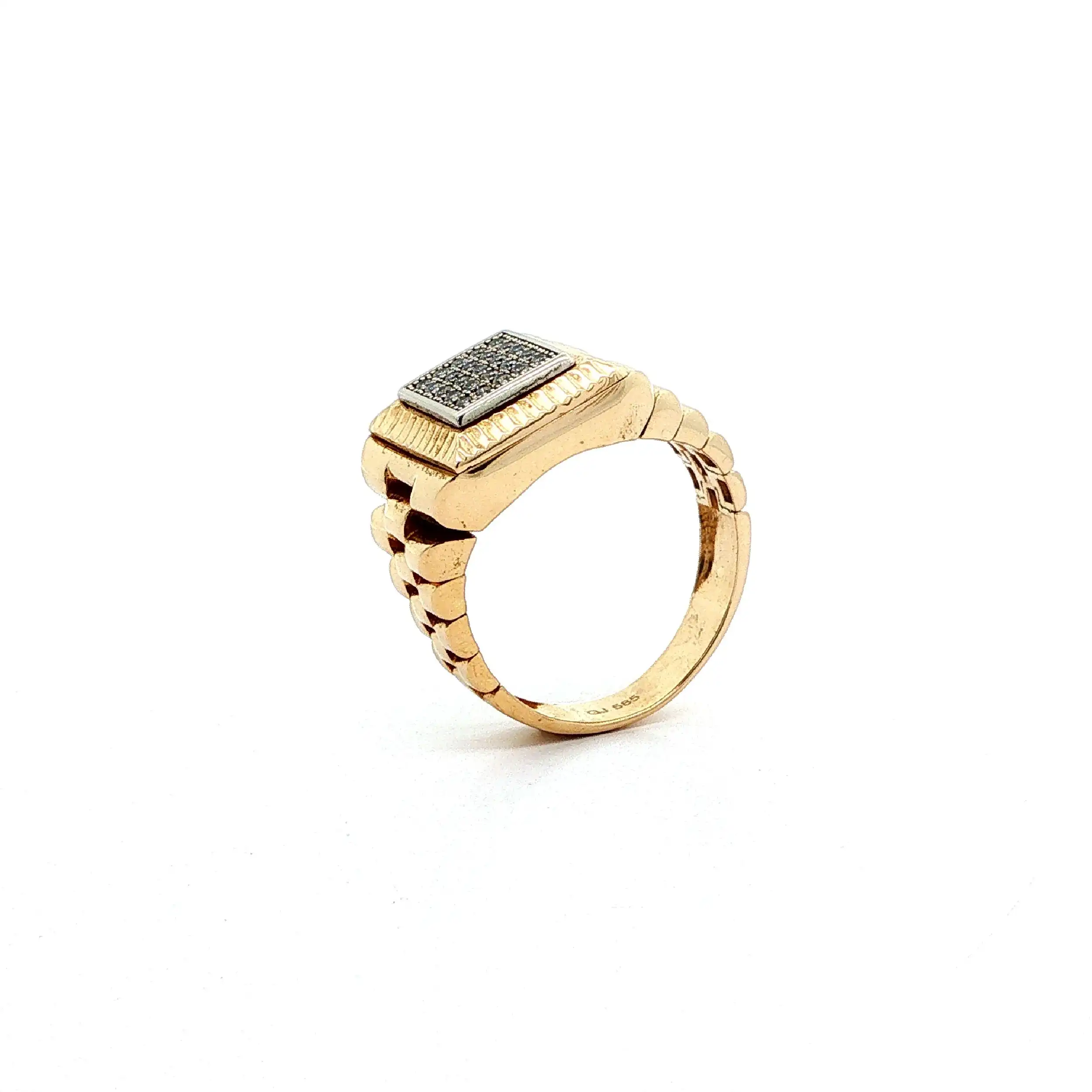 Ring Gelbgold mit Zirkonia Ring Gelbgold mit Zirkonia