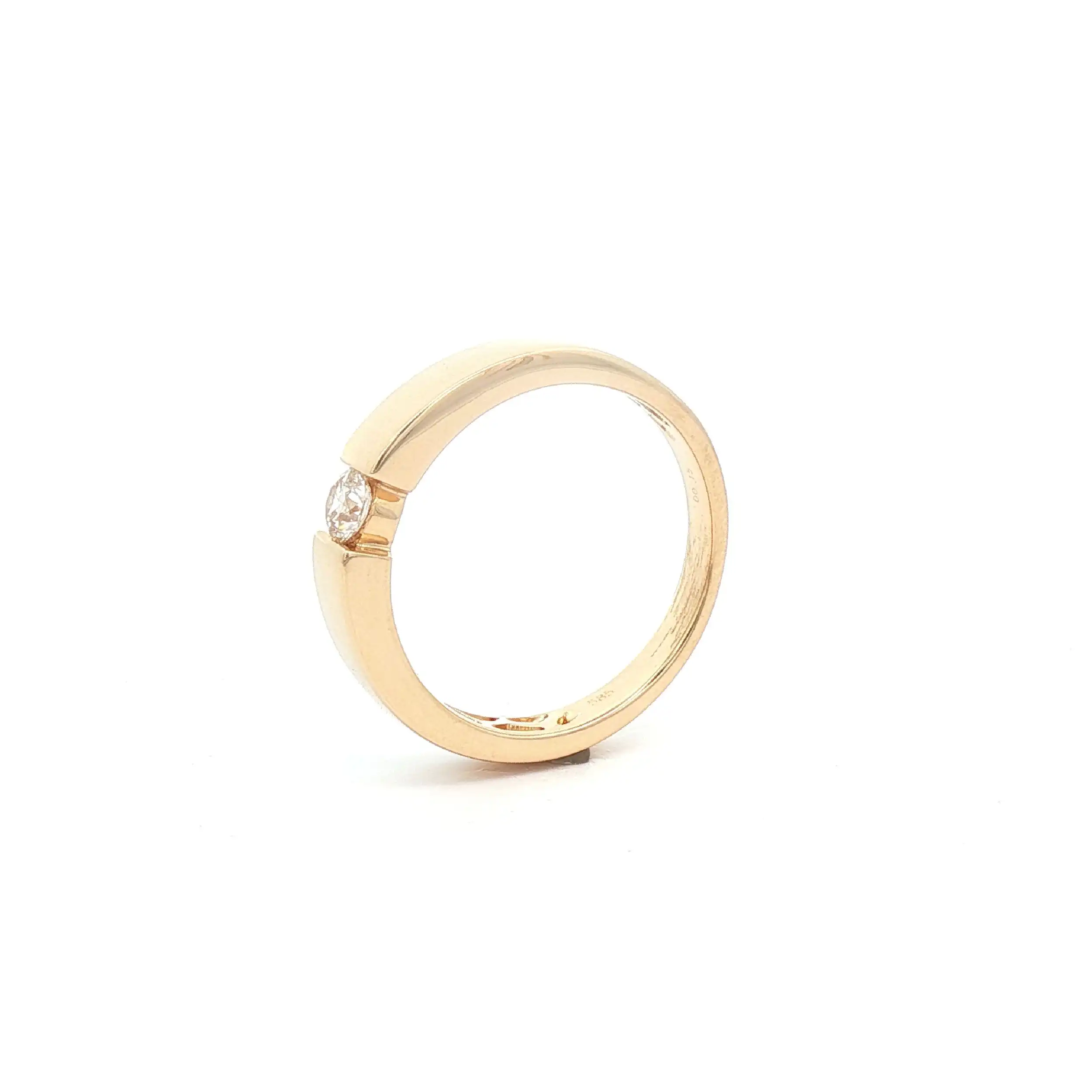 Ring Gelbgold mit Brillant Ring Gelbgold mit Brillant