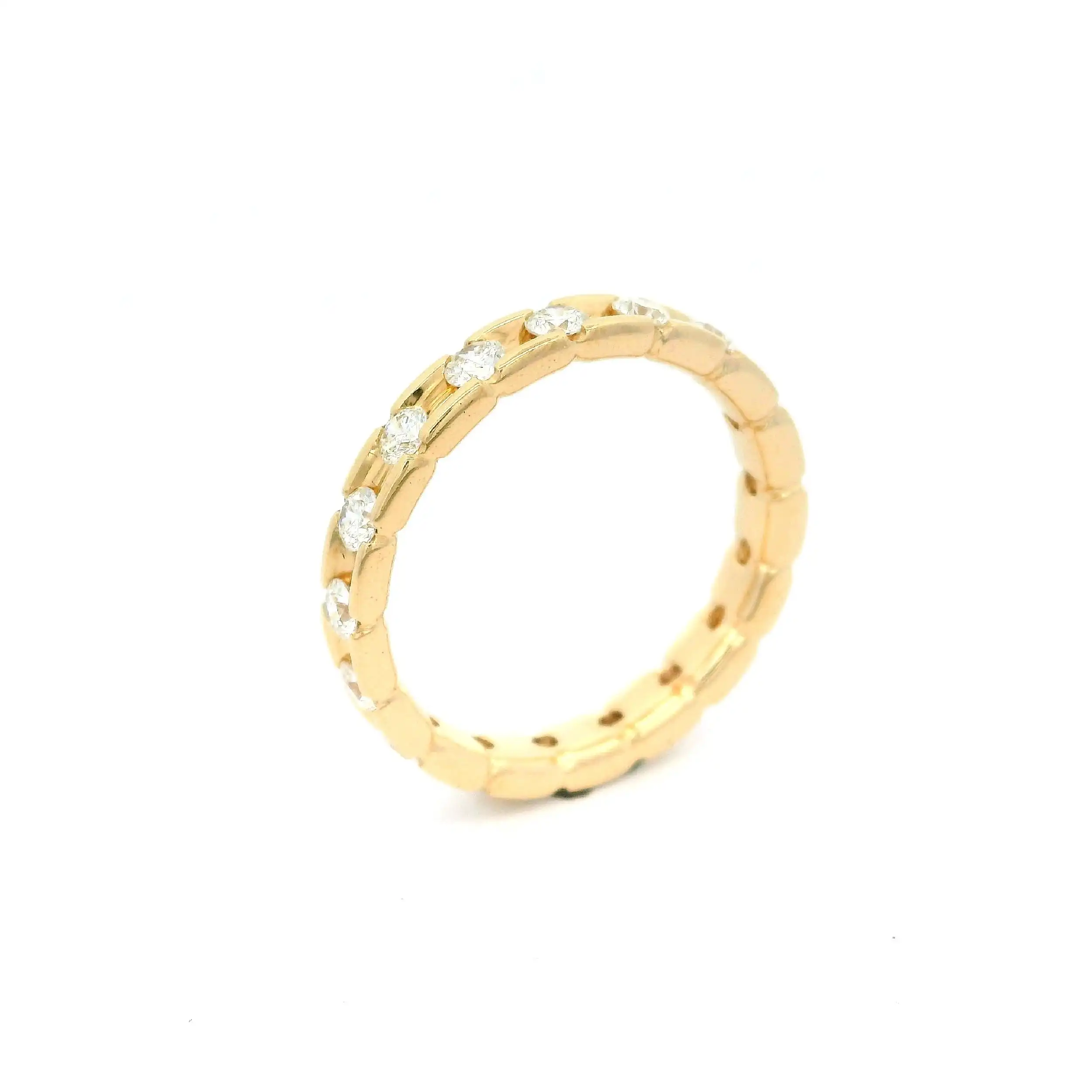 Ring Rotgold mit Brillanten