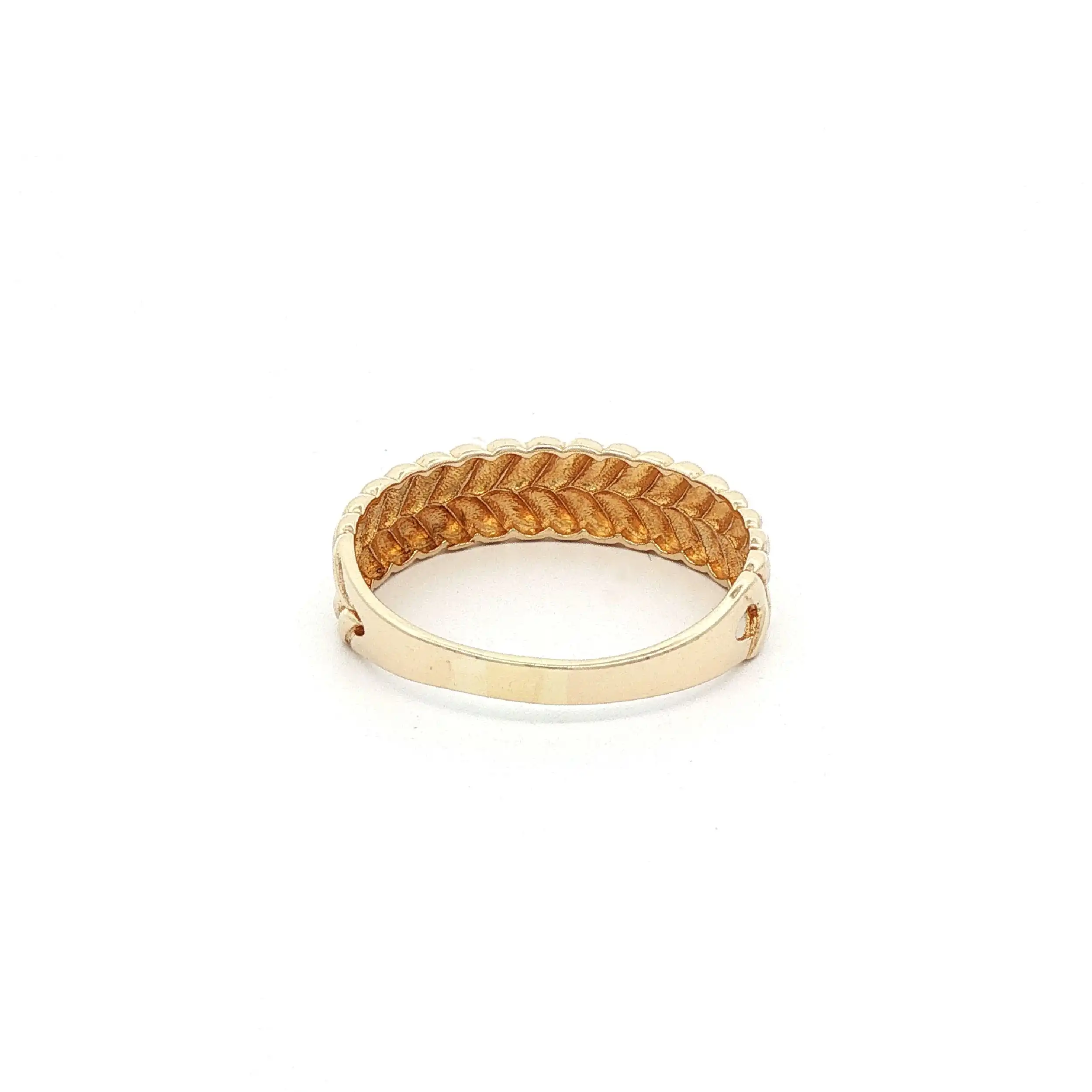 Ring Gelbgold floral