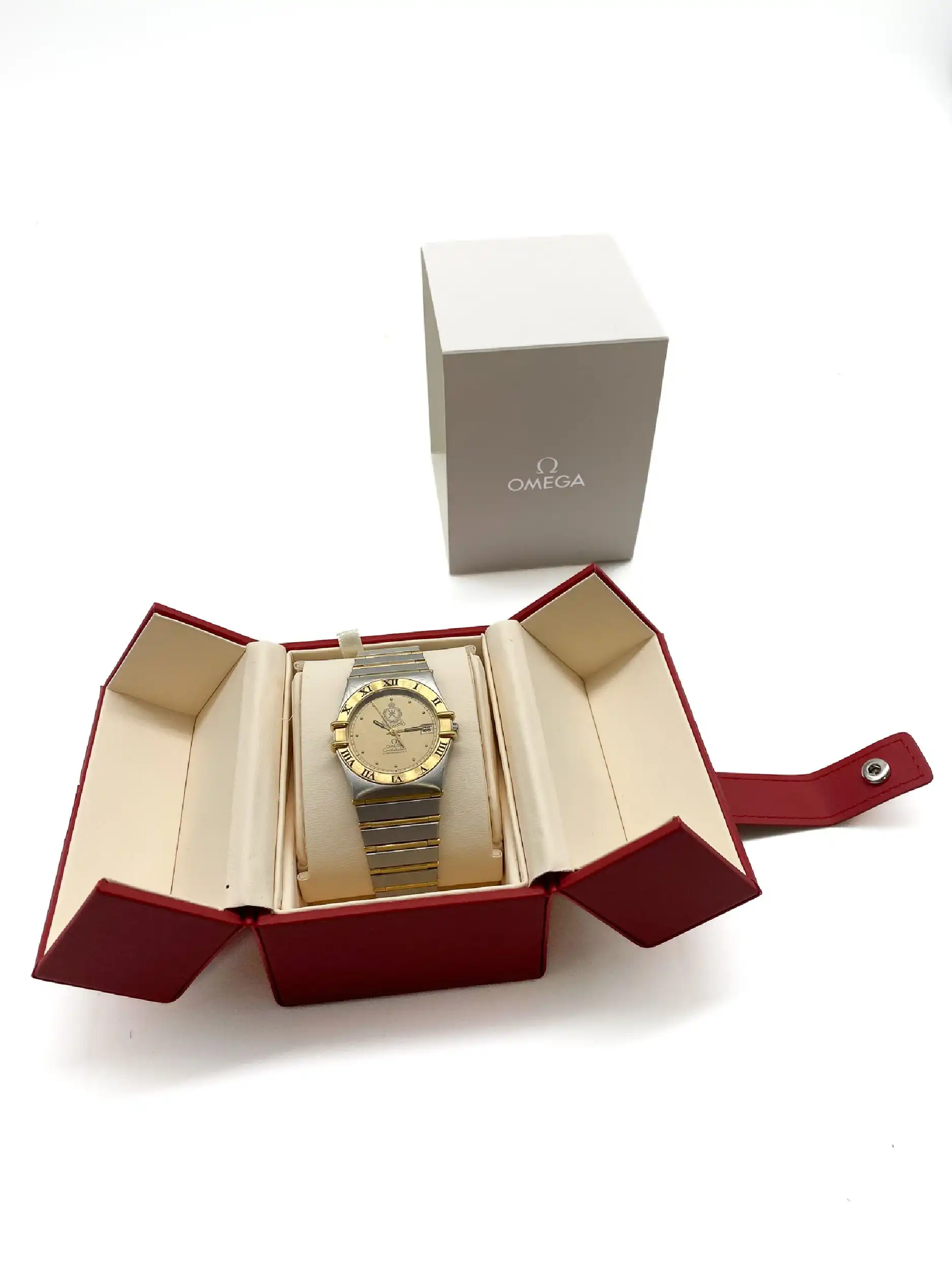 Herrenuhr Omega Constellation Oman khanjar Blatt - Service Juli 2025