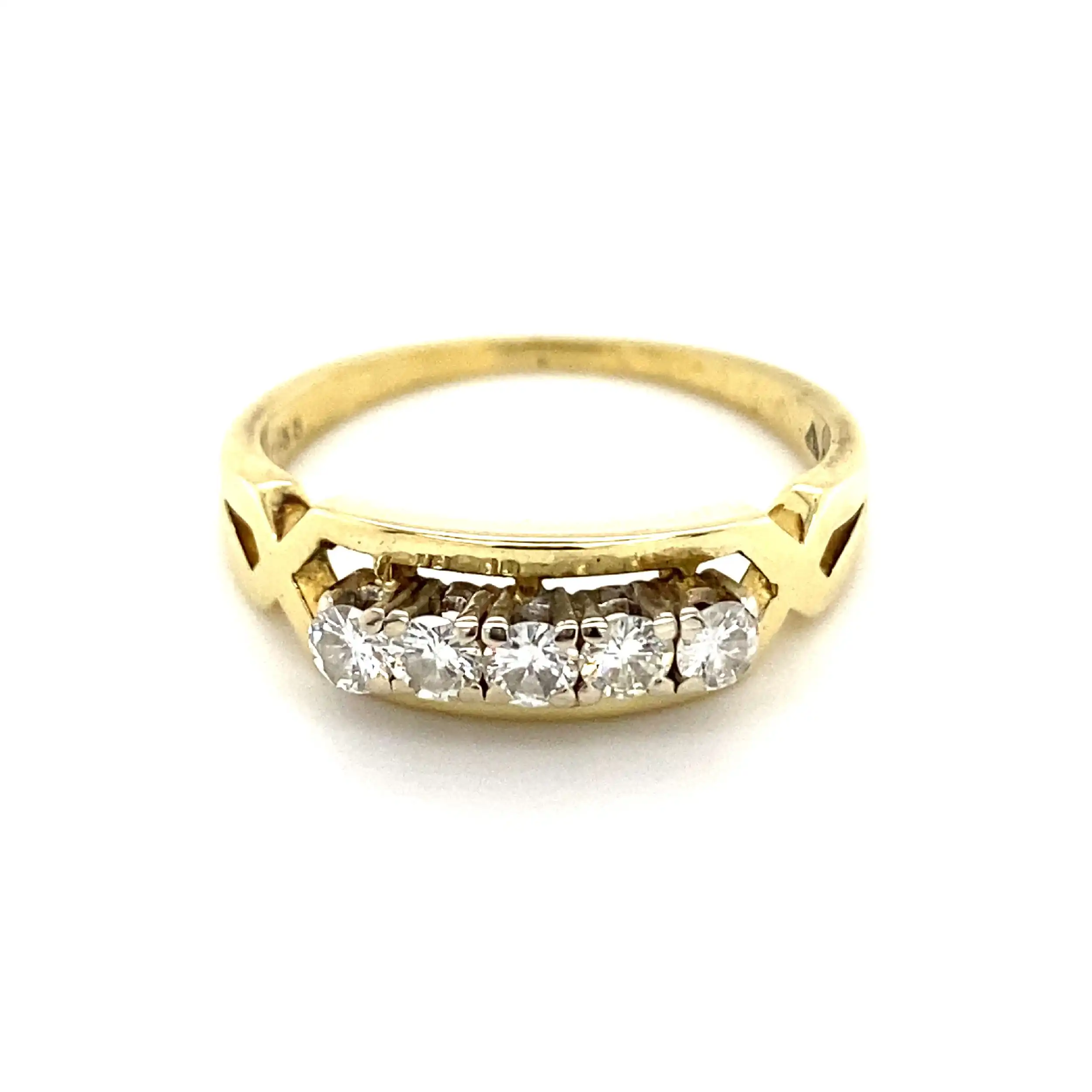 Ring Gelbgold mit Brillanten