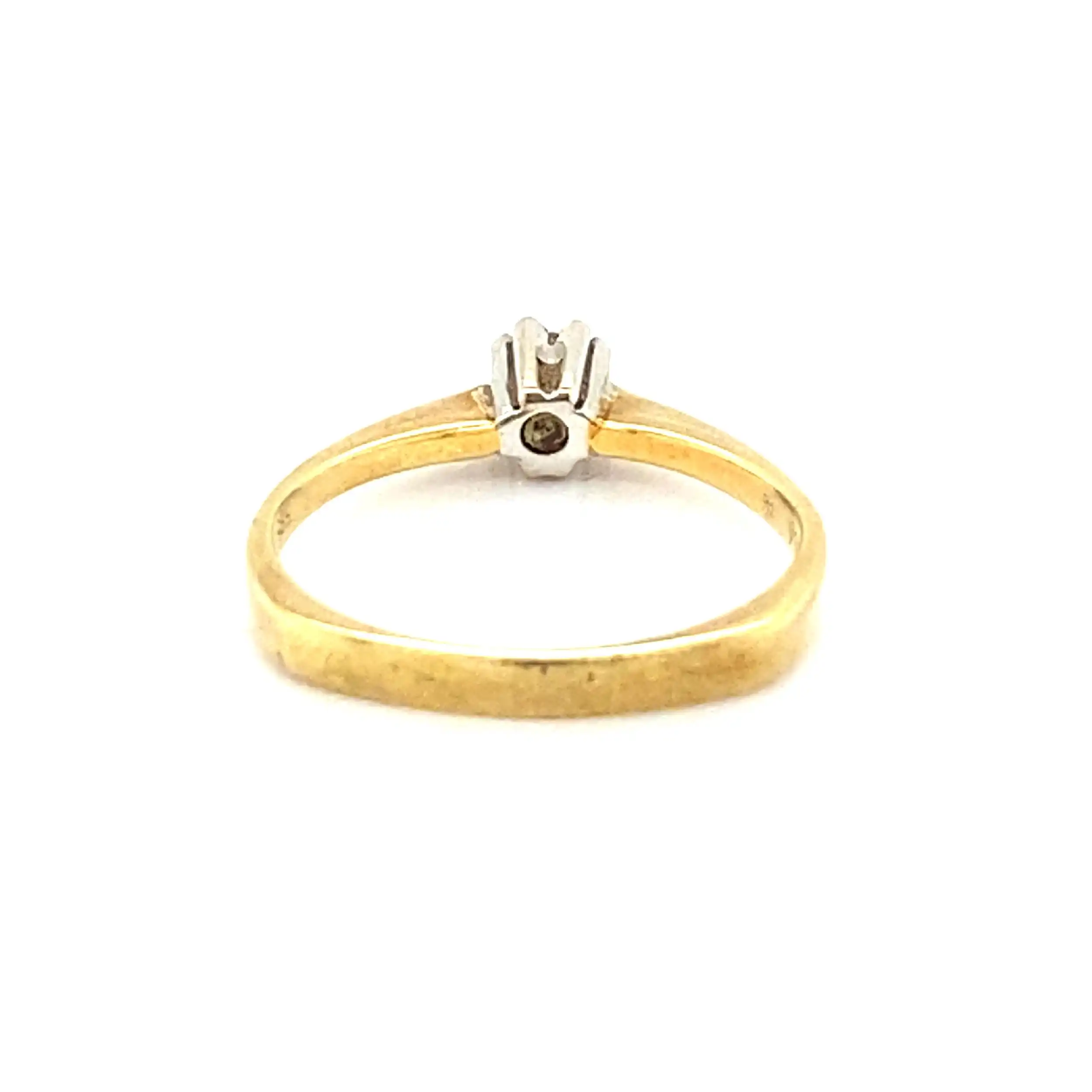 Ring Bicolor mit Brillant Ring Bicolor mit Brillant