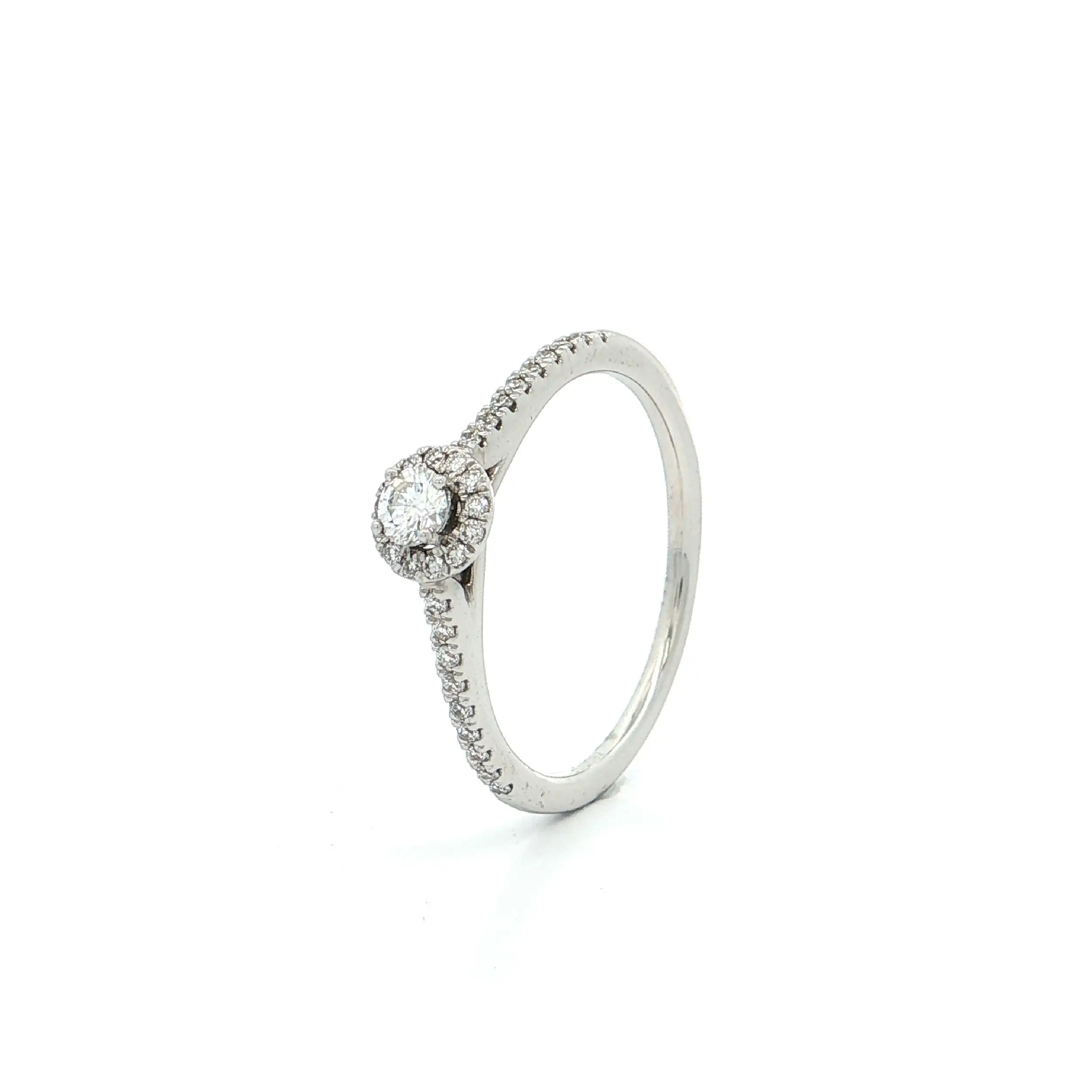 Ring Weißgold mit Brillanten