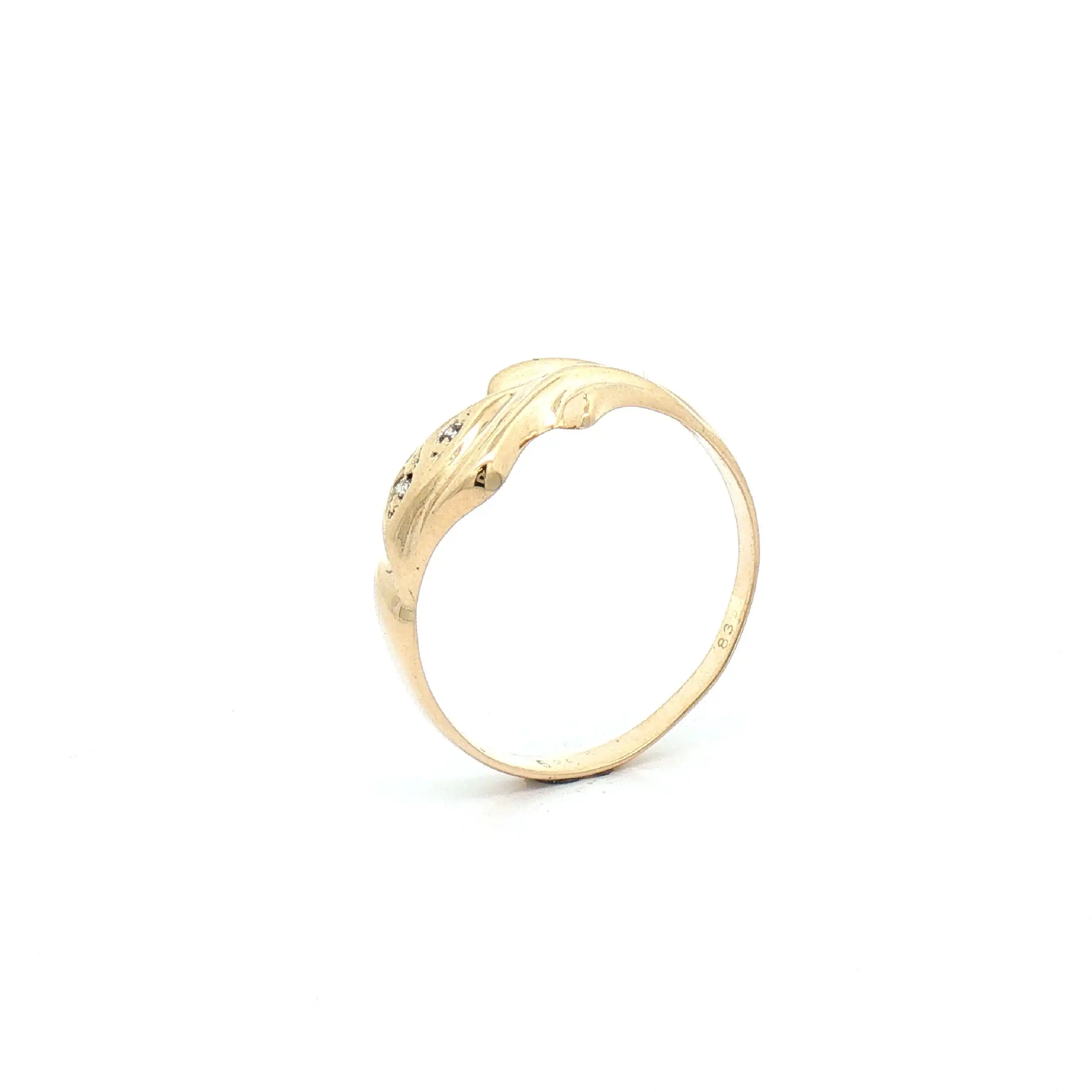 Ring Gelbgold mit Zirkonia Ring Gelbgold mit Zirkonia