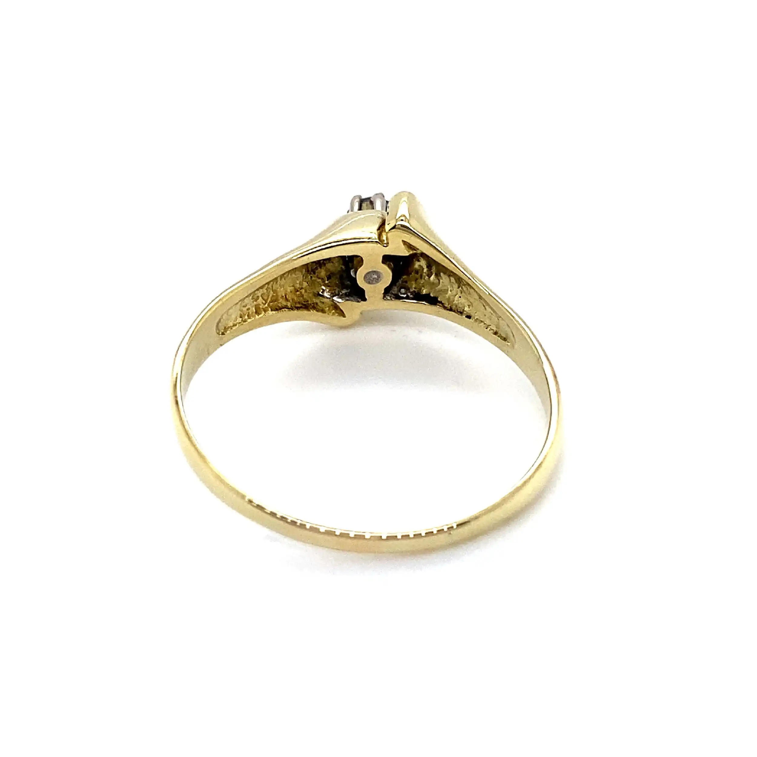 Ring Gelbgold mit Brillant Ring Gelbgold mit Brillant