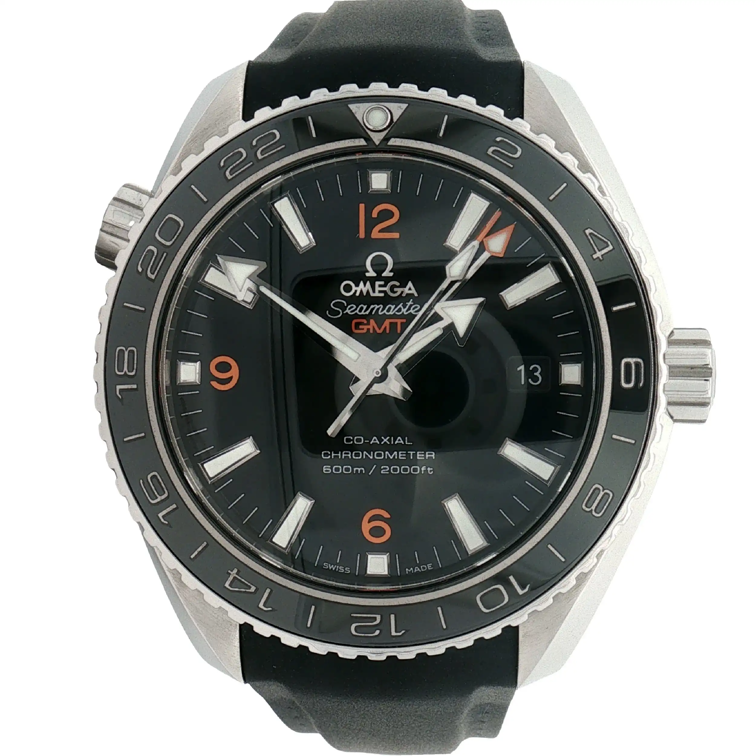 Herrenuhr Omega Seamaster Planet Ocean 600M GMT im Fullset Herrenuhr Omega Seamaster Planet Ocean 600M GMT im Fullset
