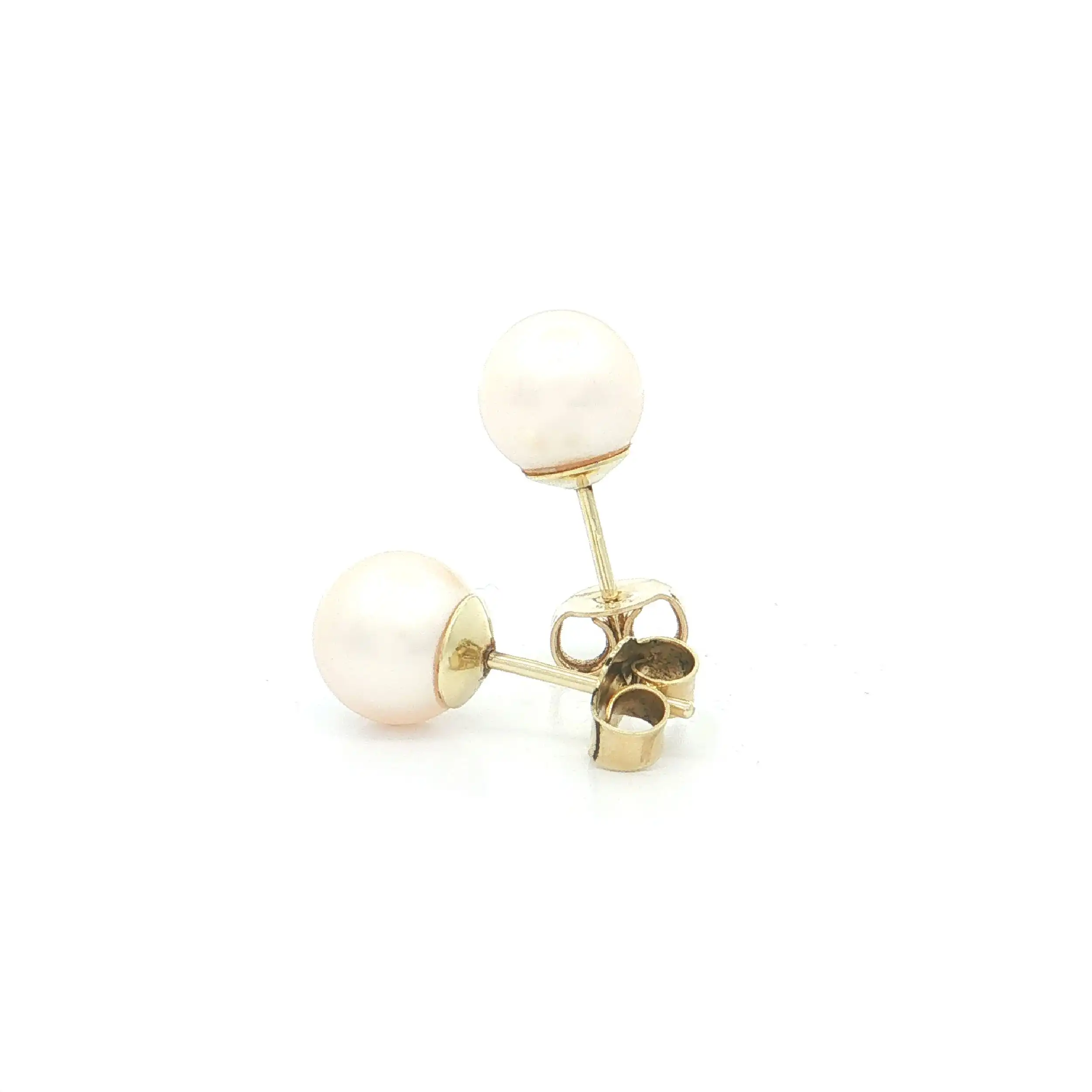 Ohrstecker Gelbgold mit Perle