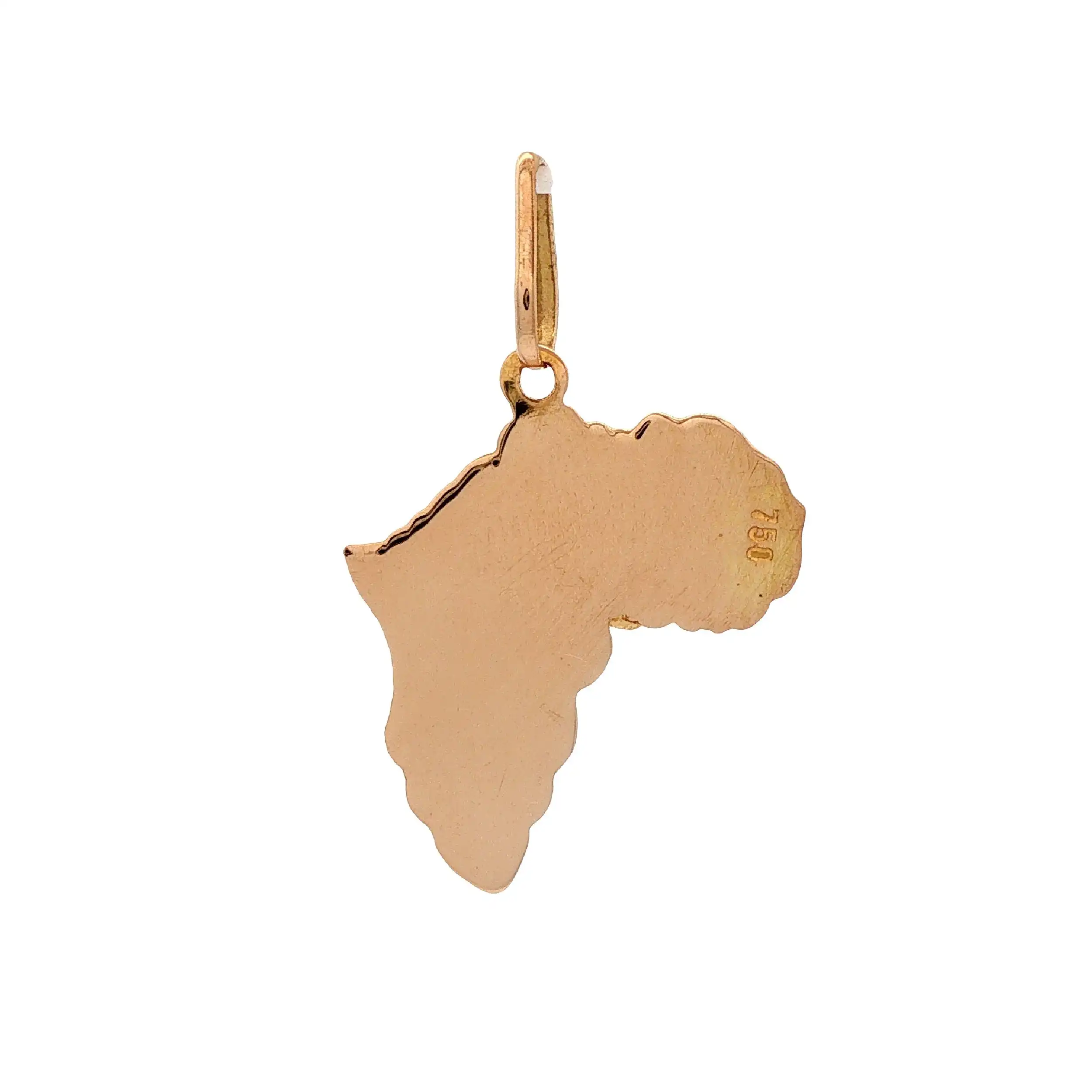 Anhänger Gelbgold "Afrika" Anhänger Gelbgold "Afrika"