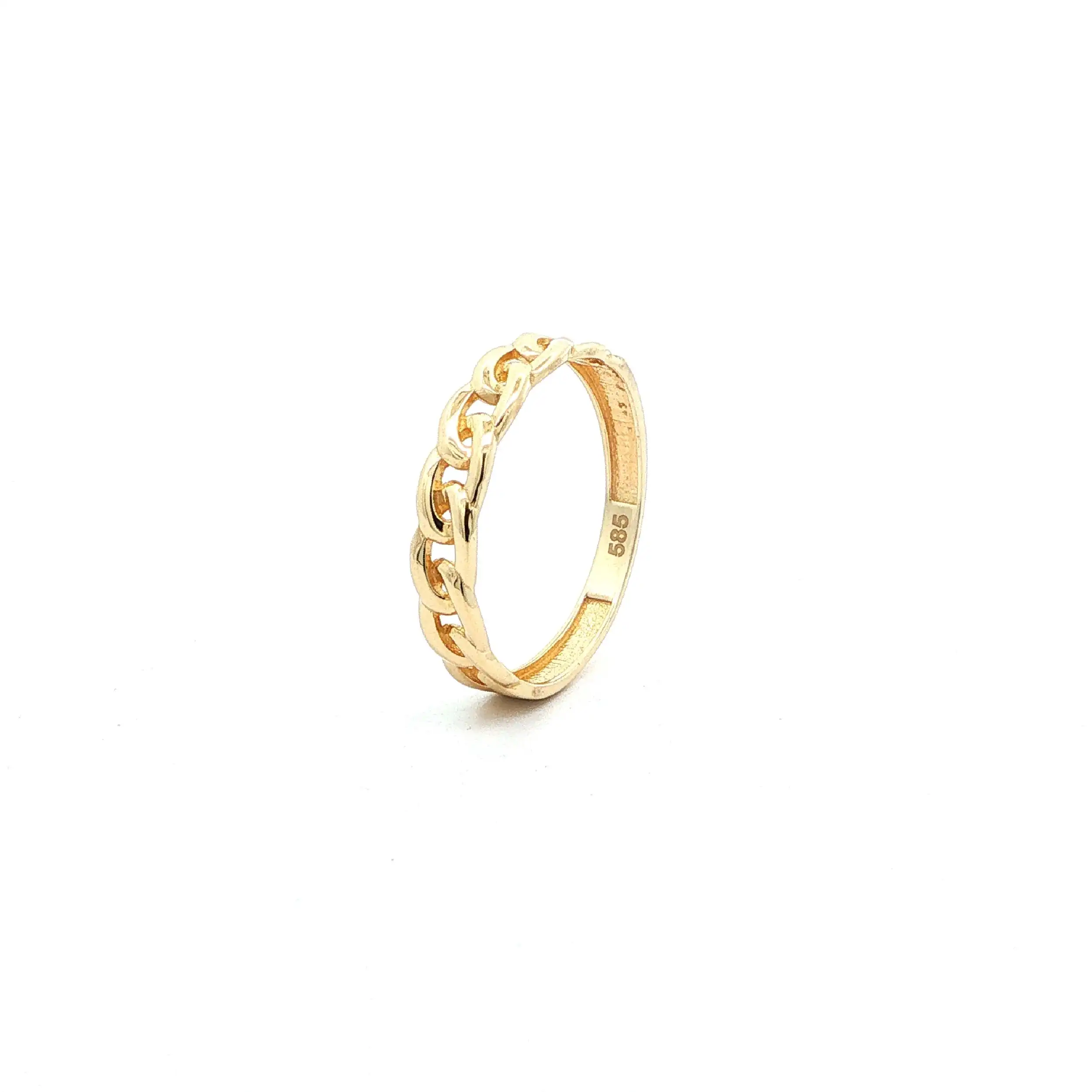 Ring Gelbgold geflochten