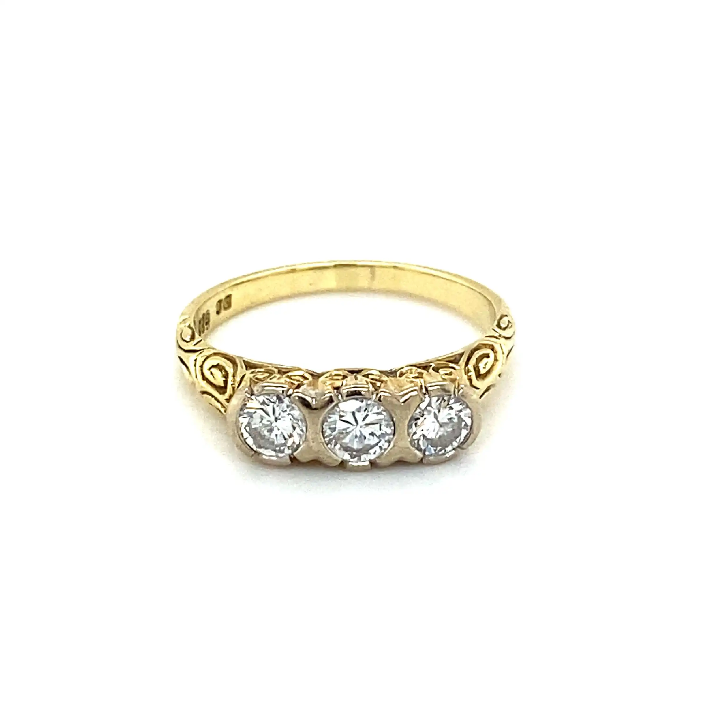 Ring Bicolor mit Brillanten Ring Bicolor mit Brillanten