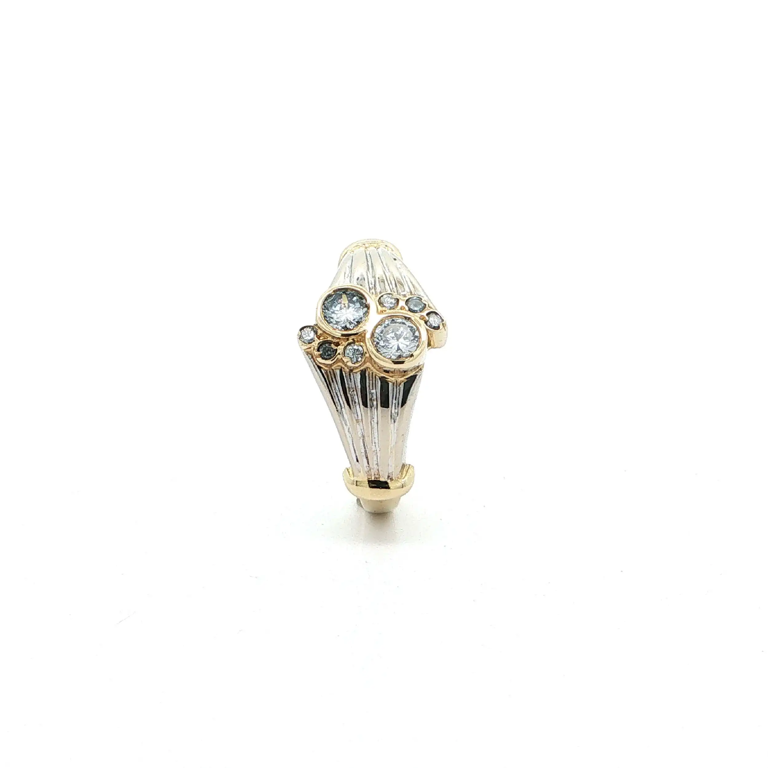 Ring Bicolor mit Zirkonia