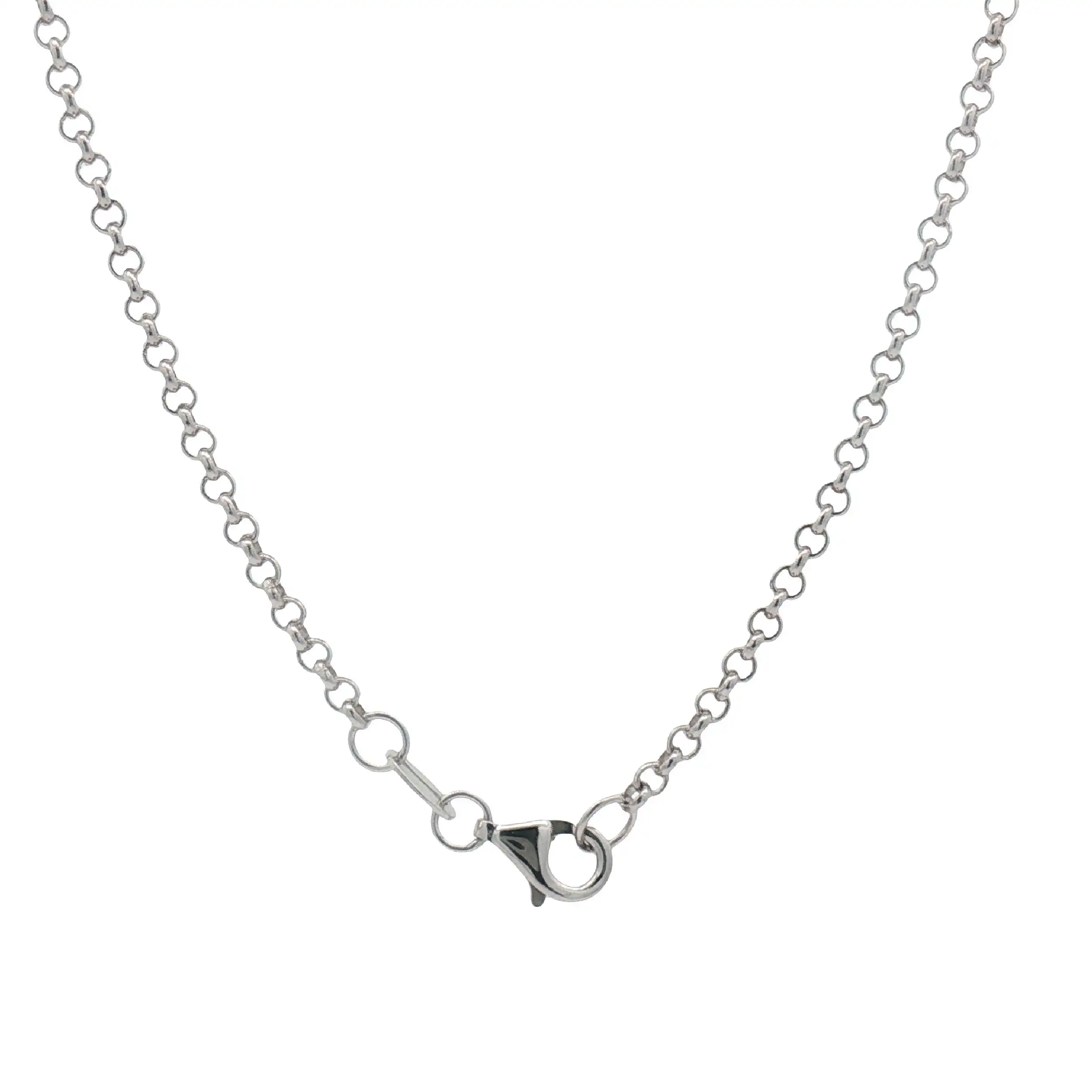 Kette mit Anhänger Herz Silber Bicolor mit Zirkonia Kette mit Anhänger Herz Silber Bicolor mit Zirkonia