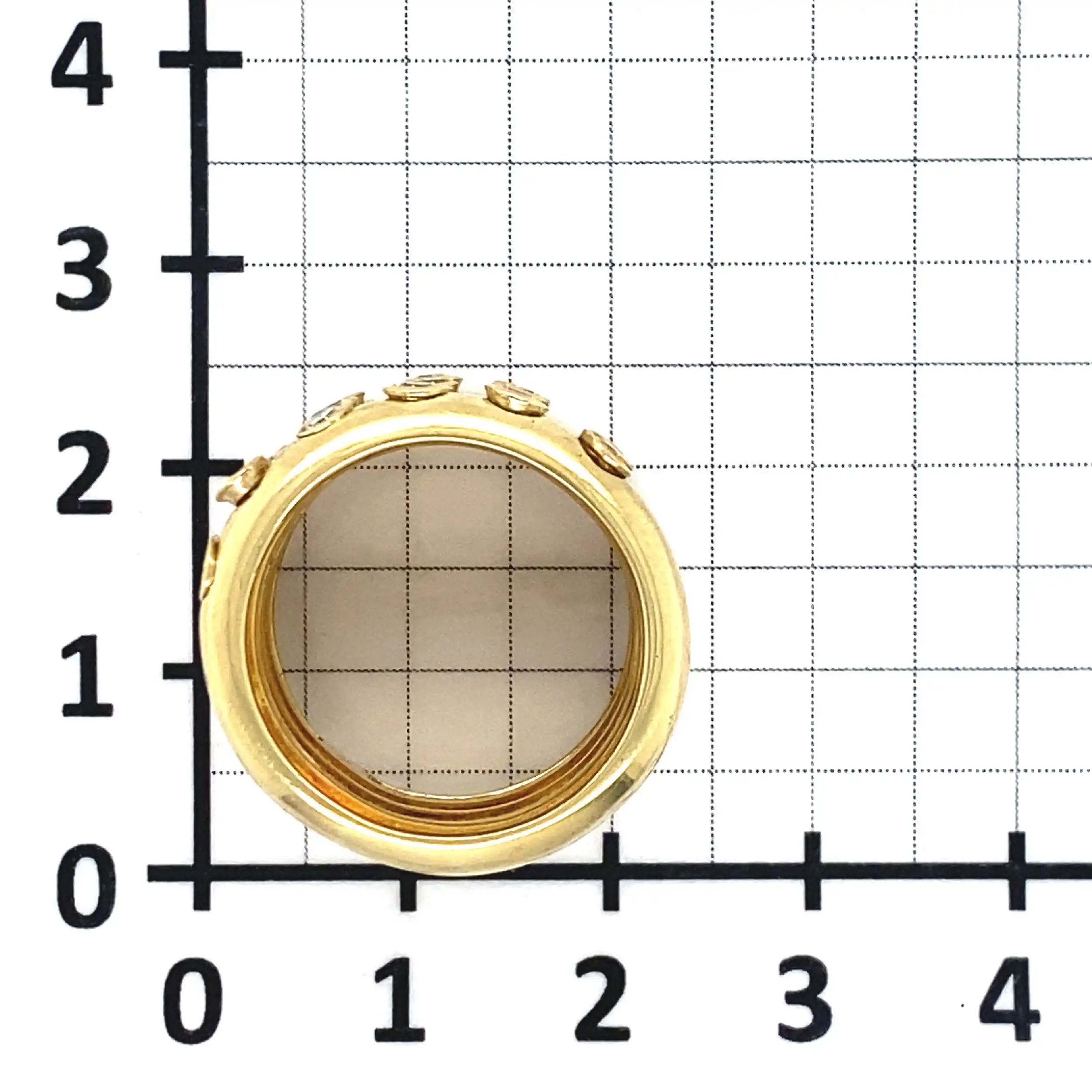 Ring Dior Gelbgold mit Diamanten Ring Dior Gelbgold mit Diamanten