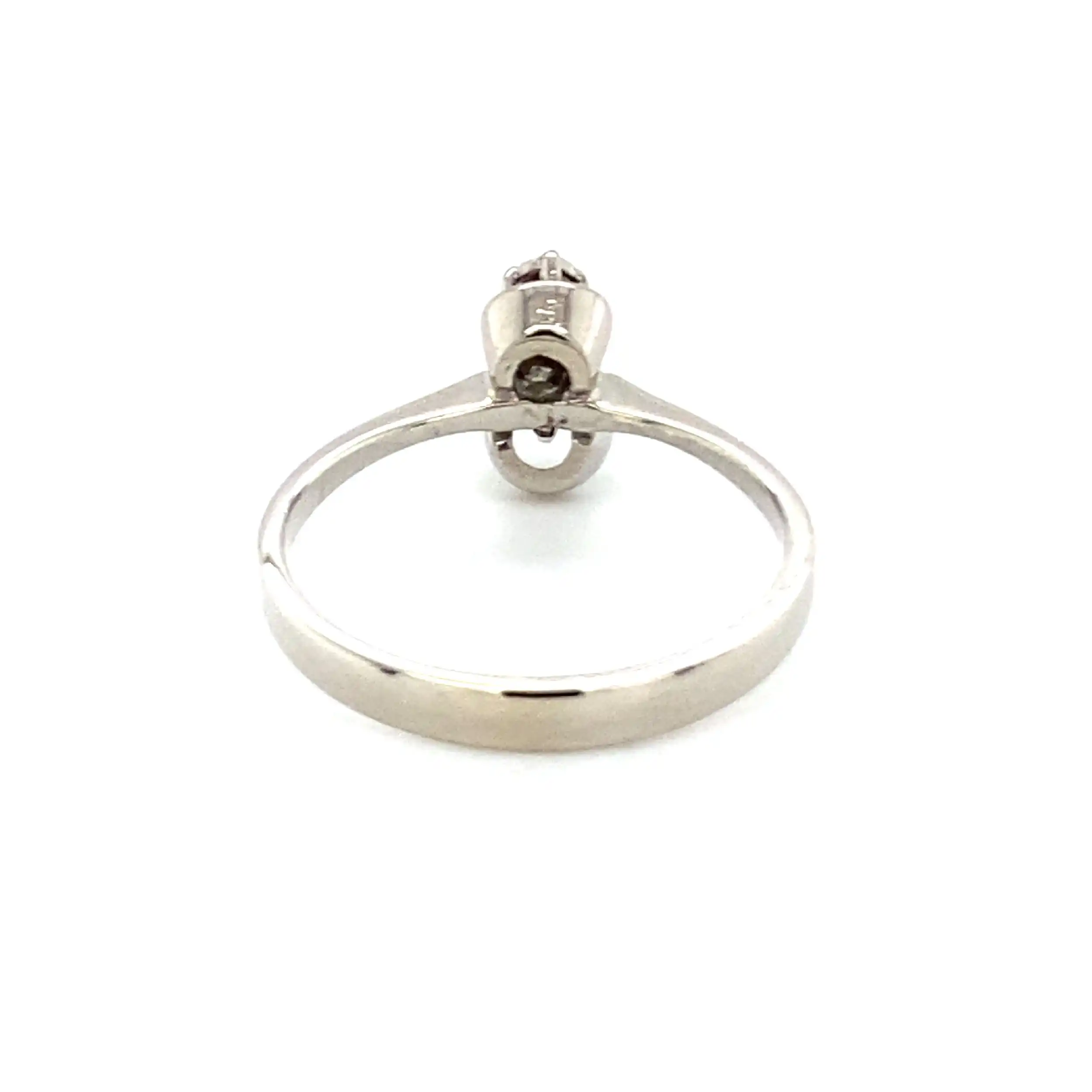 Ring Weißgold mit Diamanten