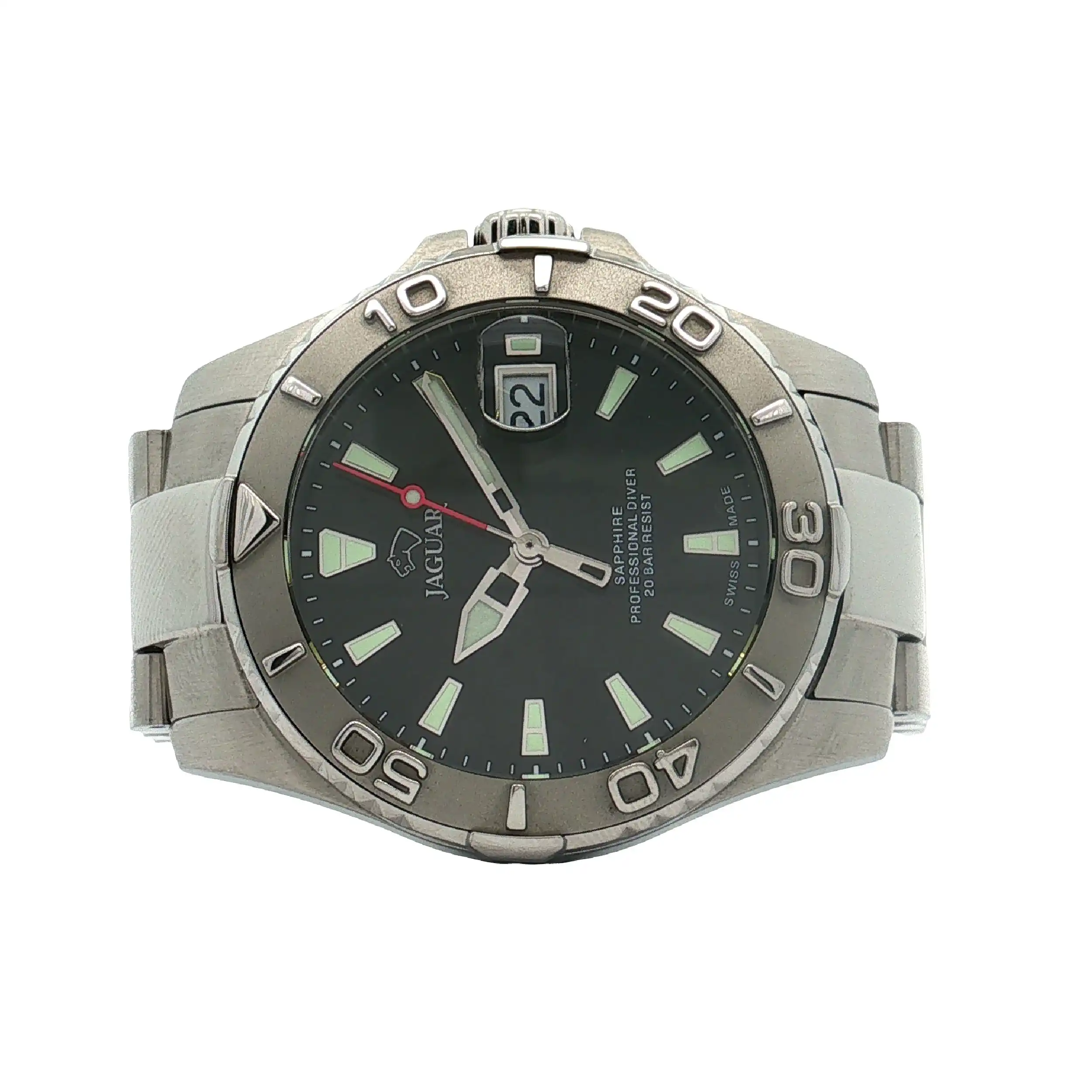 Herrenuhr Jaguar im Fullset mit 2 Bänder J969 Quarz