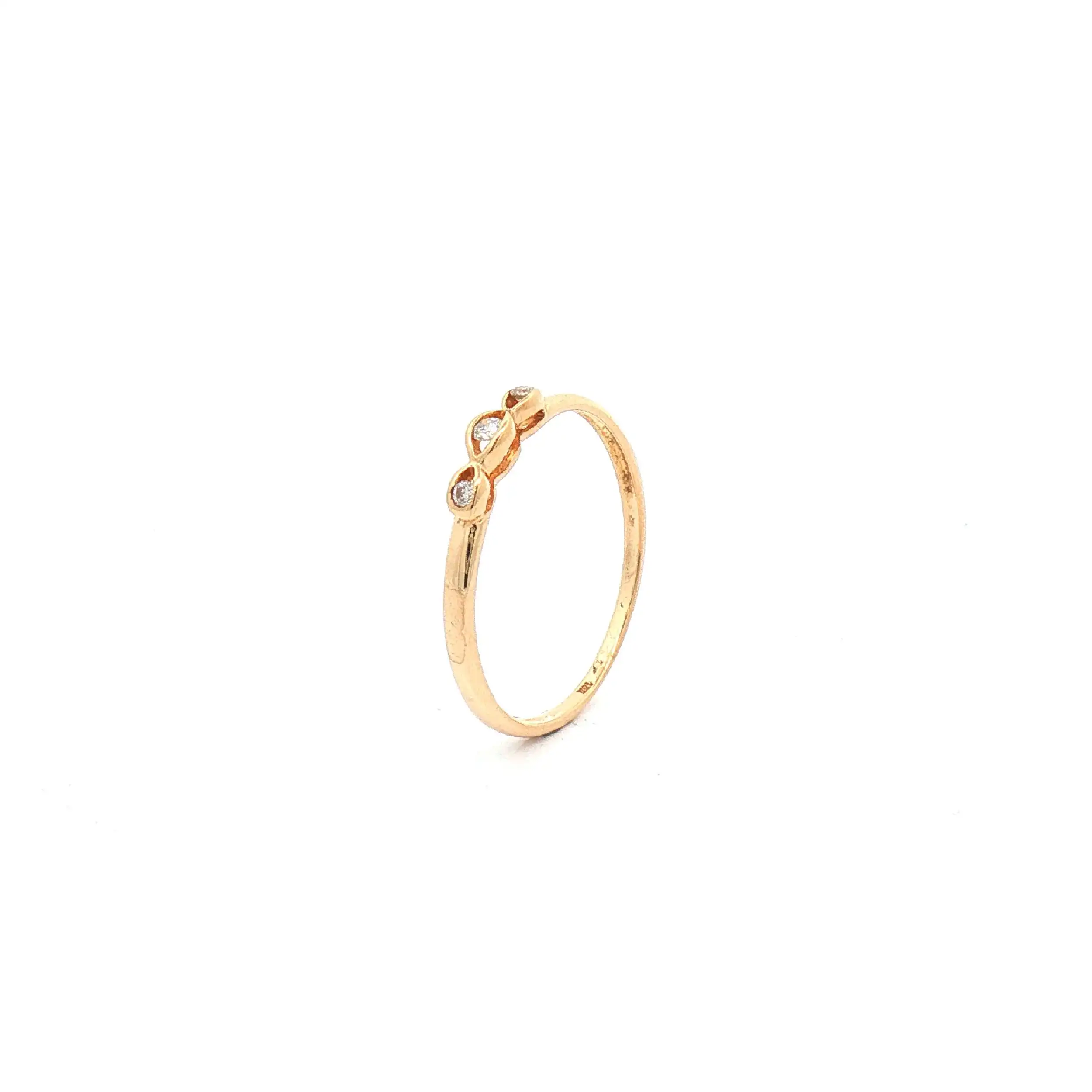 Ring Gelbgold mit Brillanten