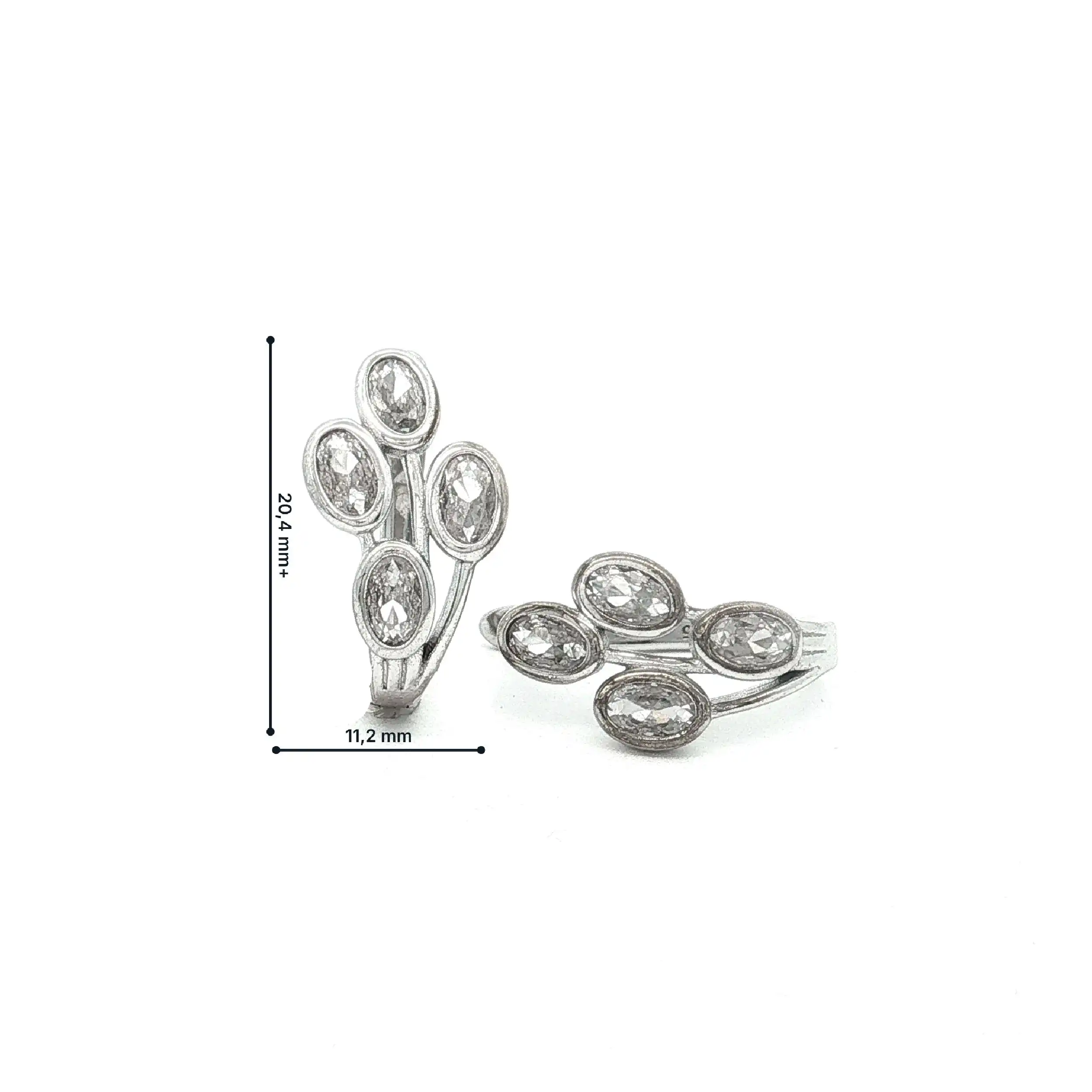 Ohrhänger Silber mit Zirkonia Ohrhänger Silber mit Zirkonia