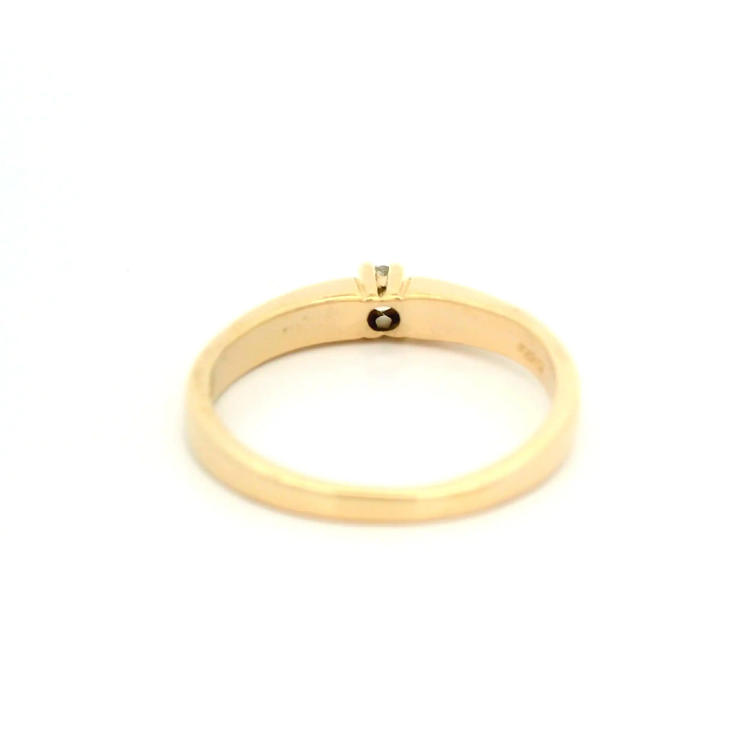Ring Gelbgold mit Brillant "Christ" Ring Gelbgold mit Brillant "Christ"