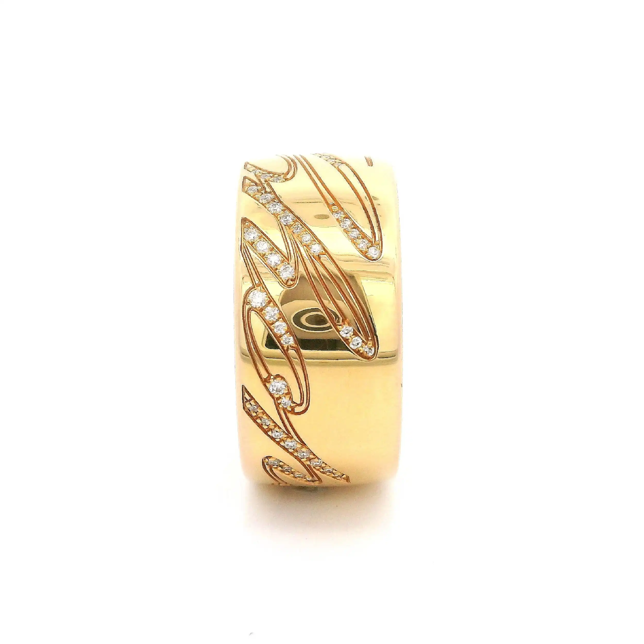 Ring Rotgold Chopard Chopardissimo mit Brillanten mit Box und Papieren Ring Rotgold Chopard Chopardissimo mit Brillanten mit Box und Papieren
