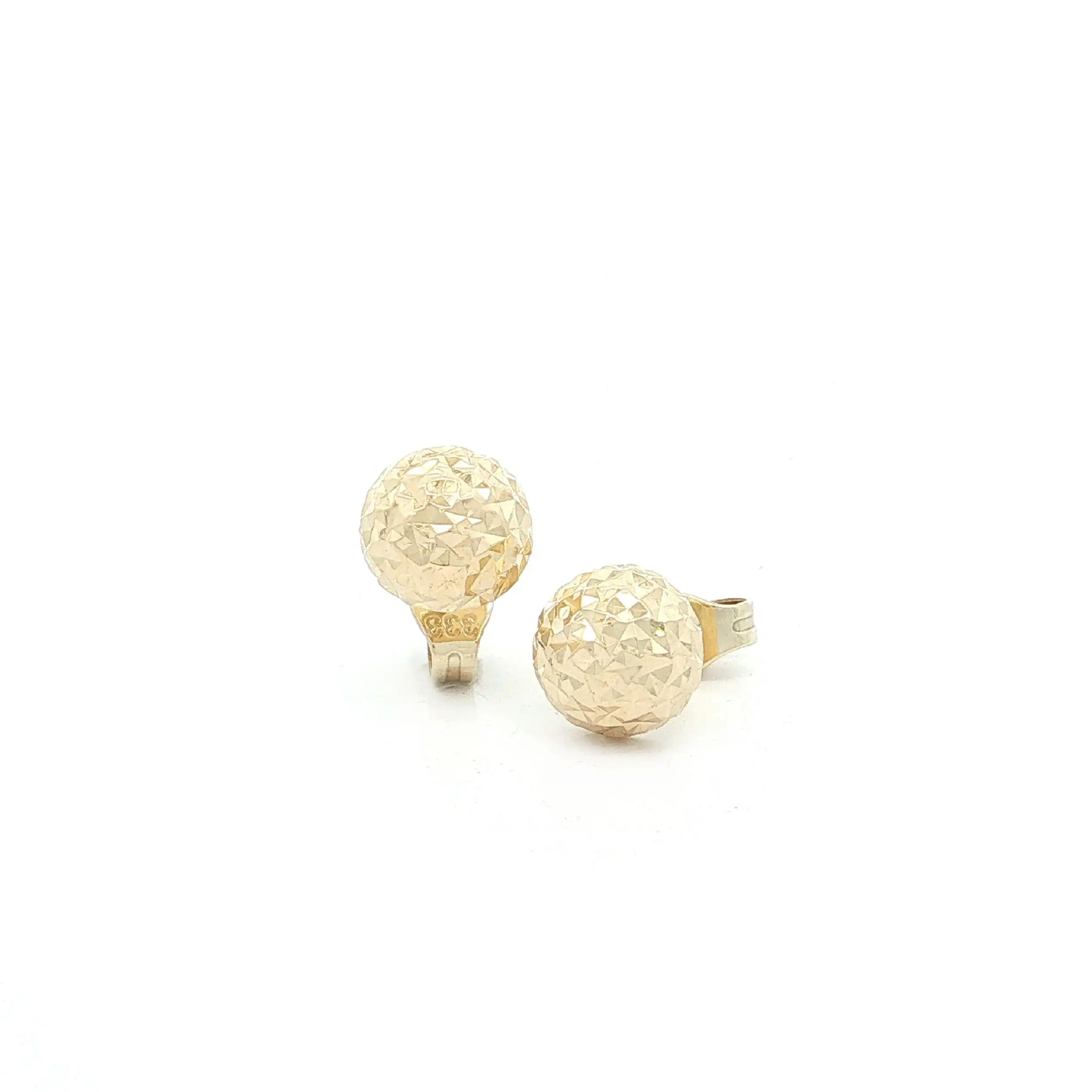 Ohrstecker Gelbgold Halbkugel