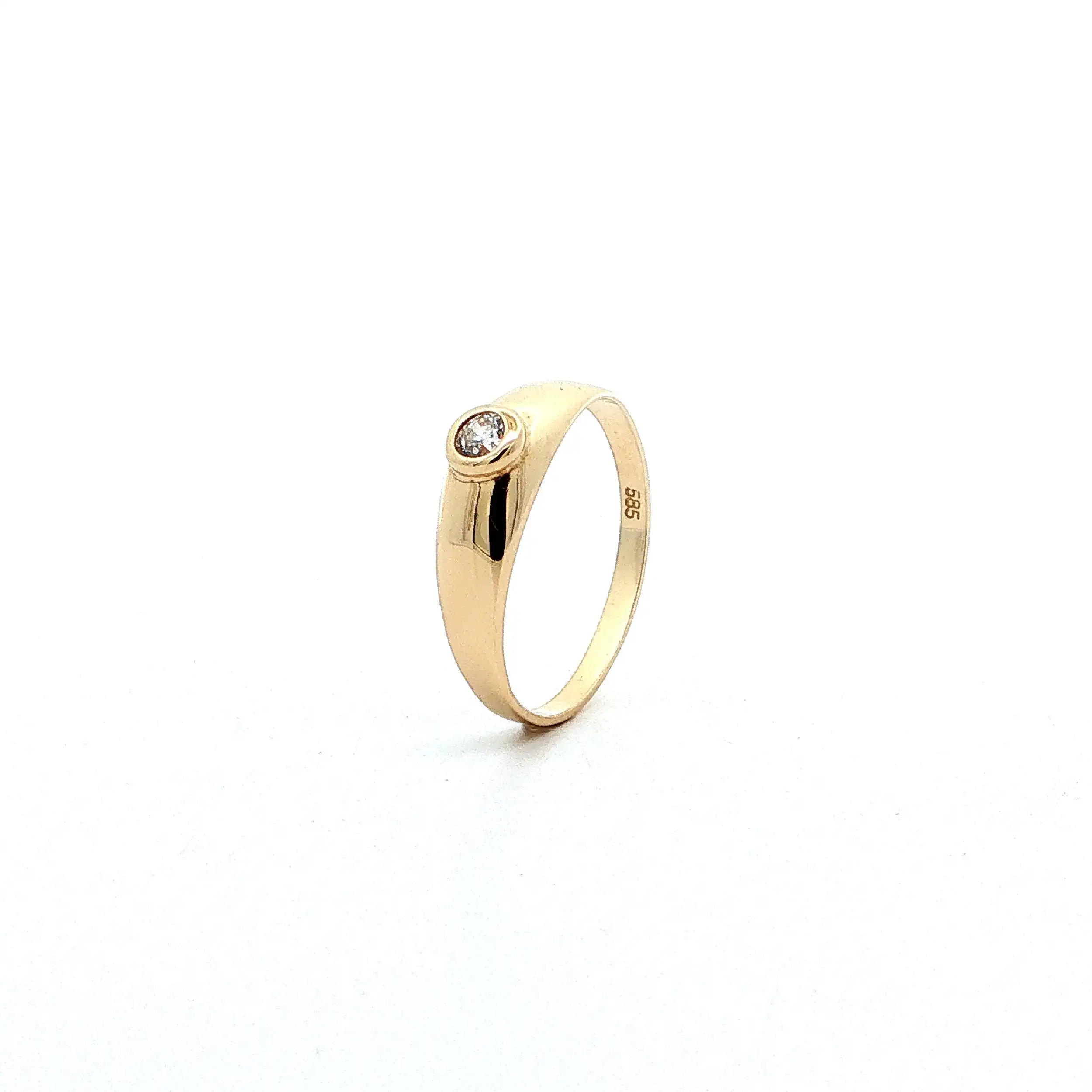 Ring Gelbgold mit Zirkonia Ring Gelbgold mit Zirkonia
