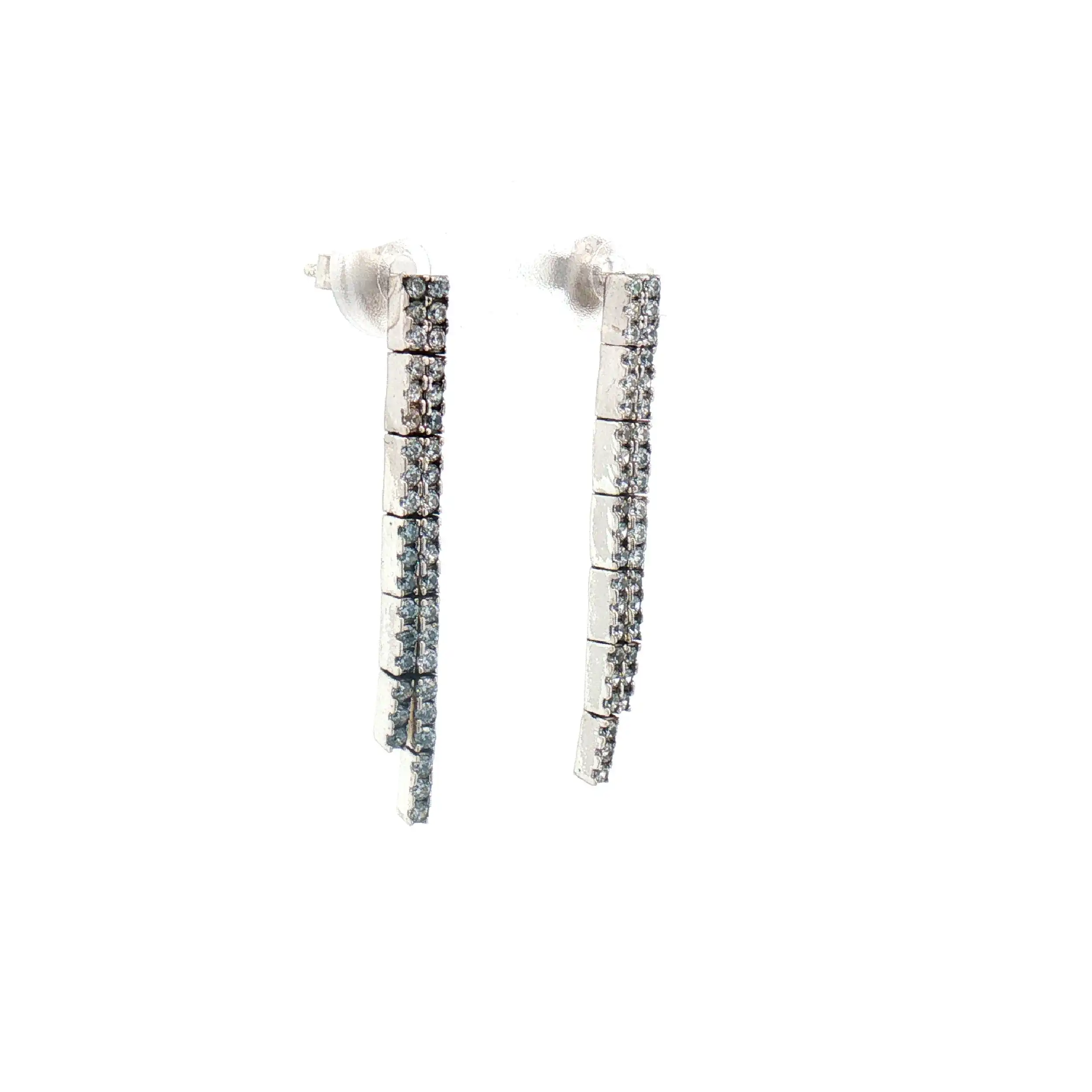 Ohrhänger Silber mit Zirkonia