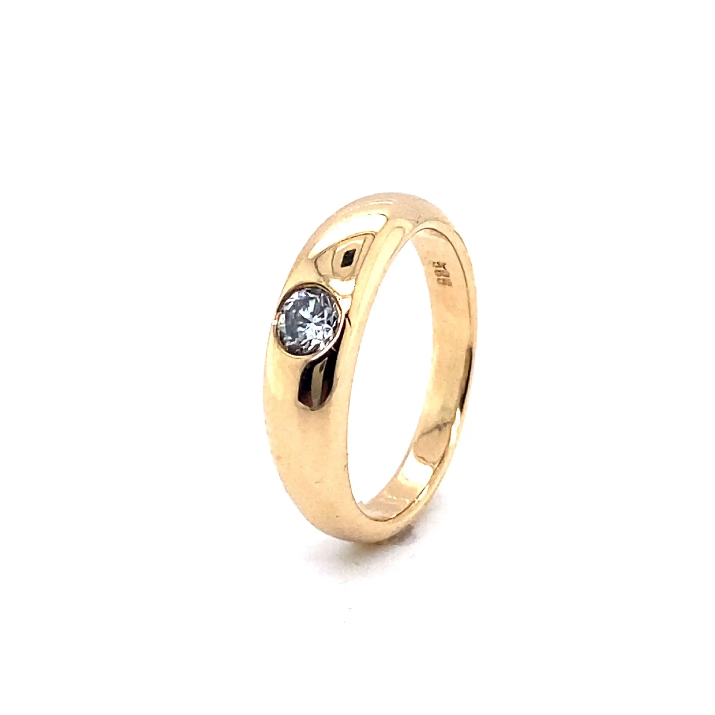 Ring Gelbgold mit Brillant ca. 0,30ct.