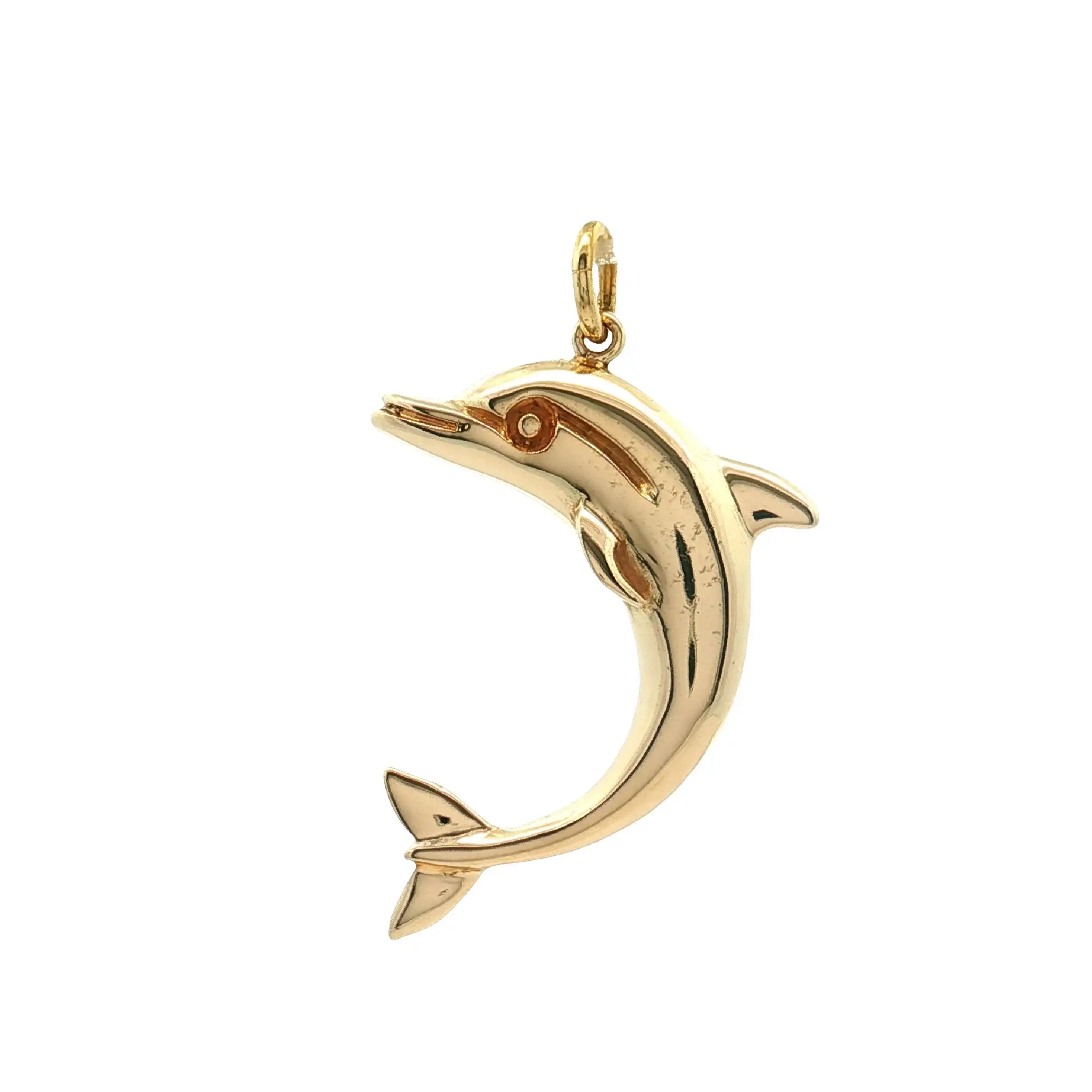 Anhänger Gelbgold Delfin