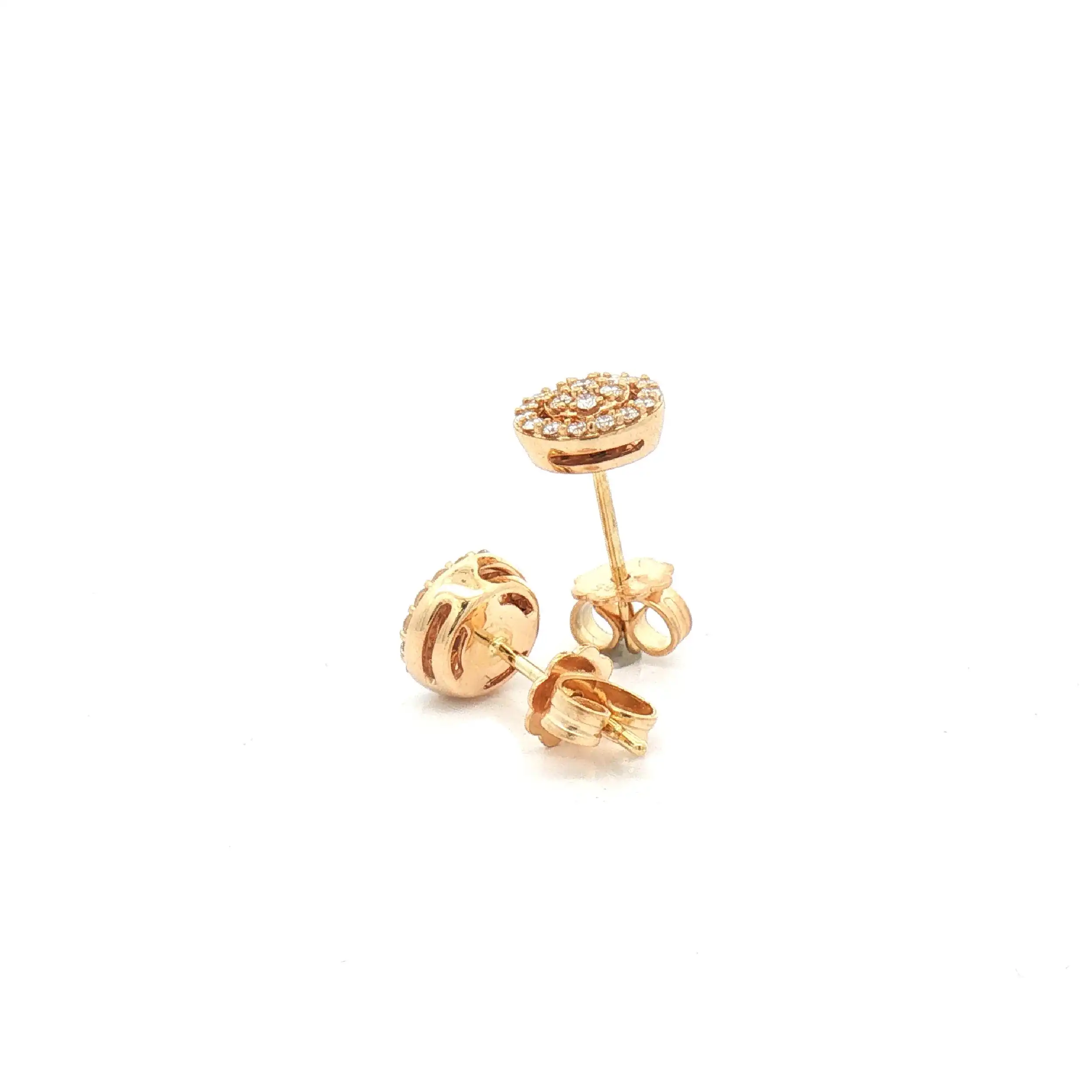 Ohrstecker Gelbgold mit Brillanten