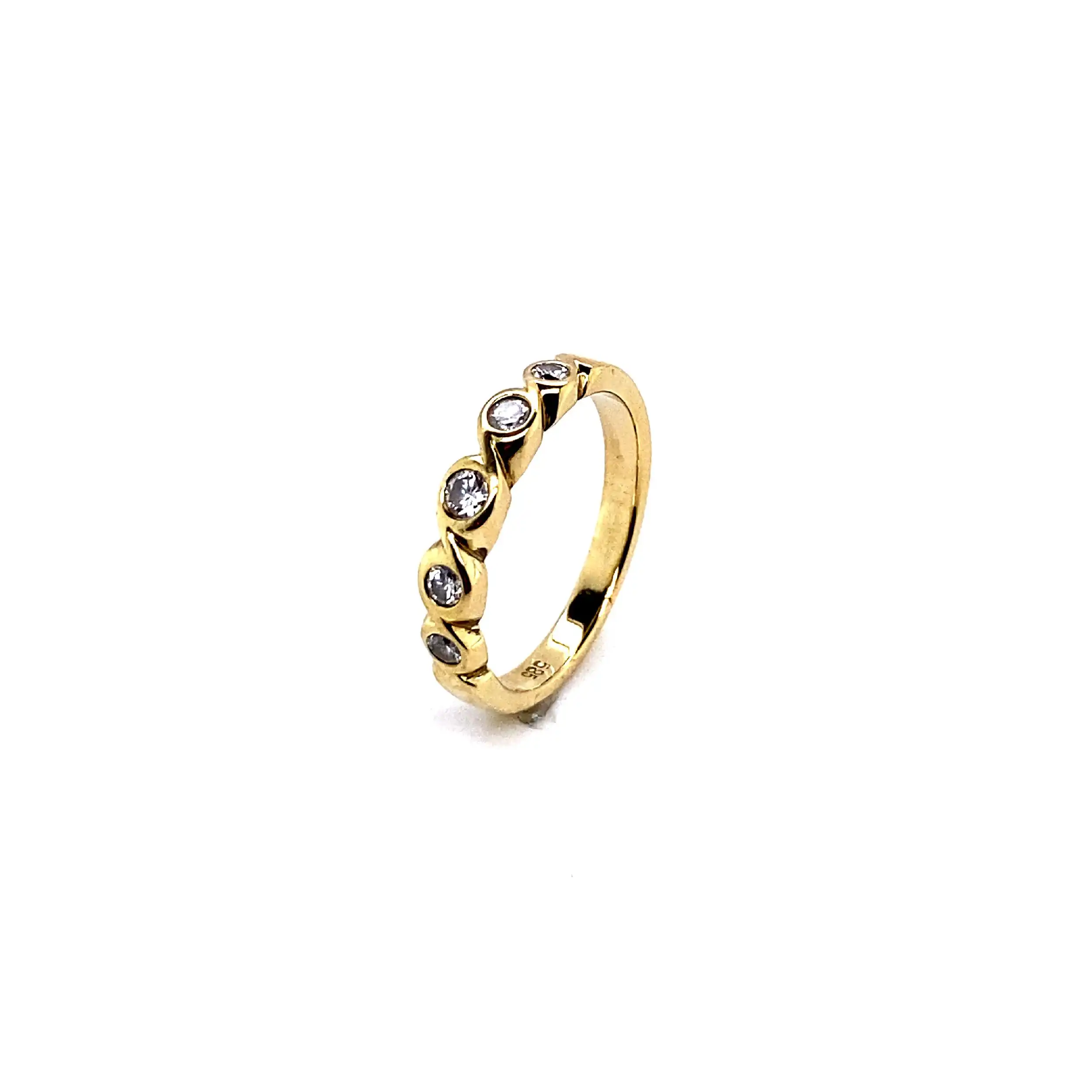 Ring Gelbgold mit Brillanten