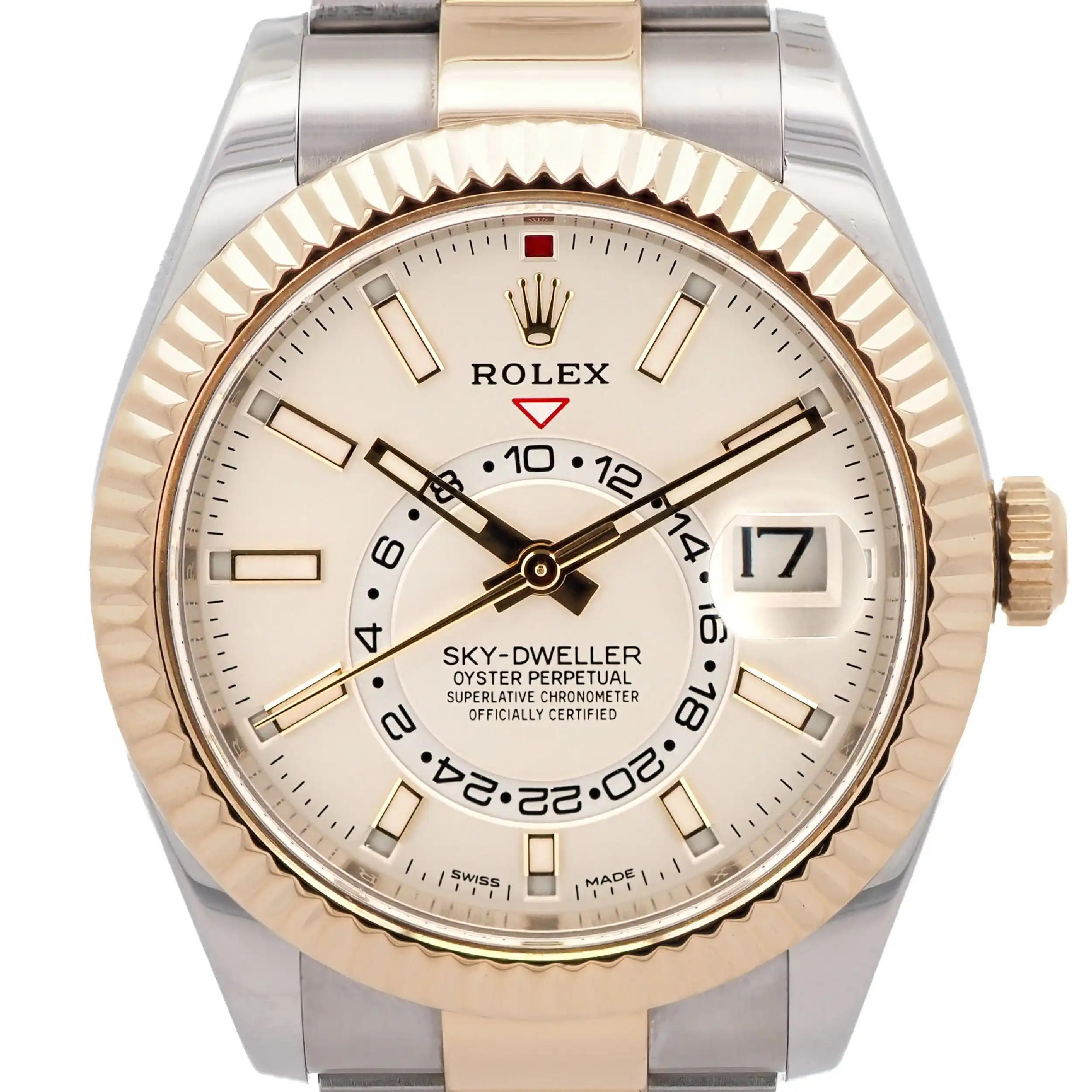 Herrenuhr Rolex Skydweller 42mm Stahl Gold Ref: 326933 Herrenuhr Rolex Skydweller 42mm Stahl Gold Ref: 326933