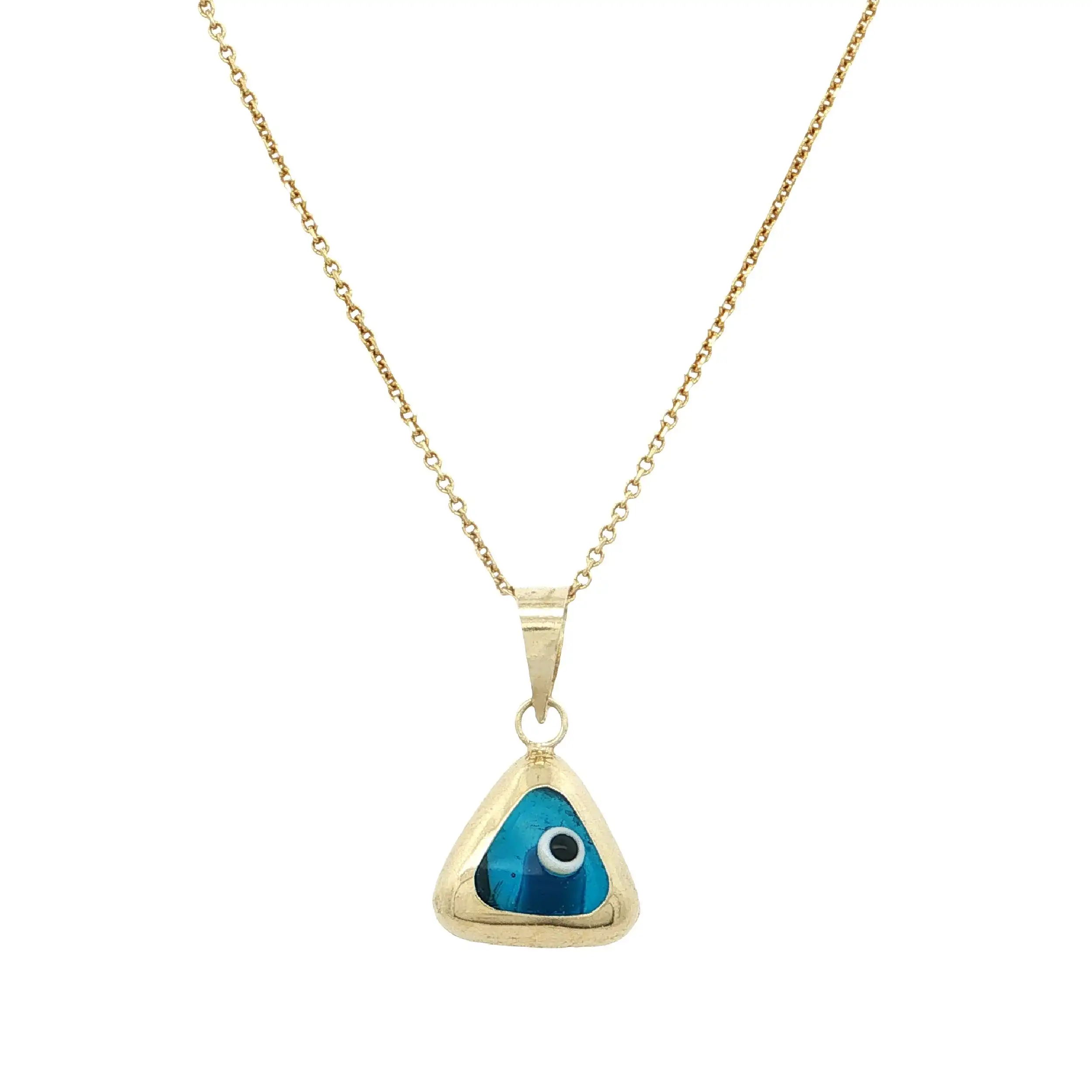 Kette Gelbgold mit Anhänger Nazar-Auge Kette Gelbgold mit Anhänger Nazar-Auge