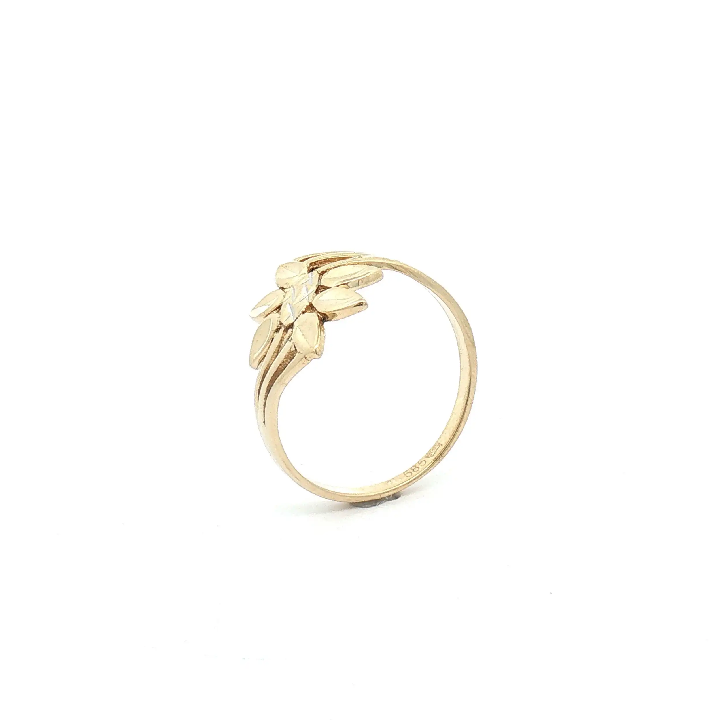 Ring Bicolor mit Blumenmuster