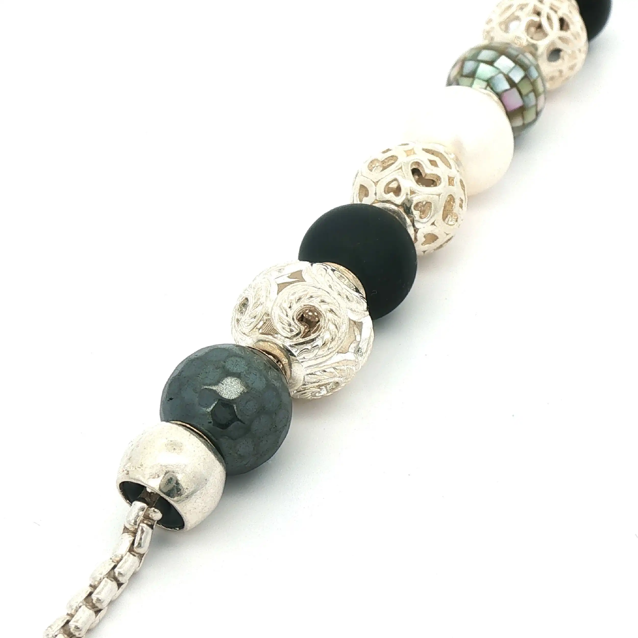 Armband Silber "Thomas Sabo" mit Anhängern und Farbsteinen Armband Silber "Thomas Sabo" mit Anhängern und Farbsteinen