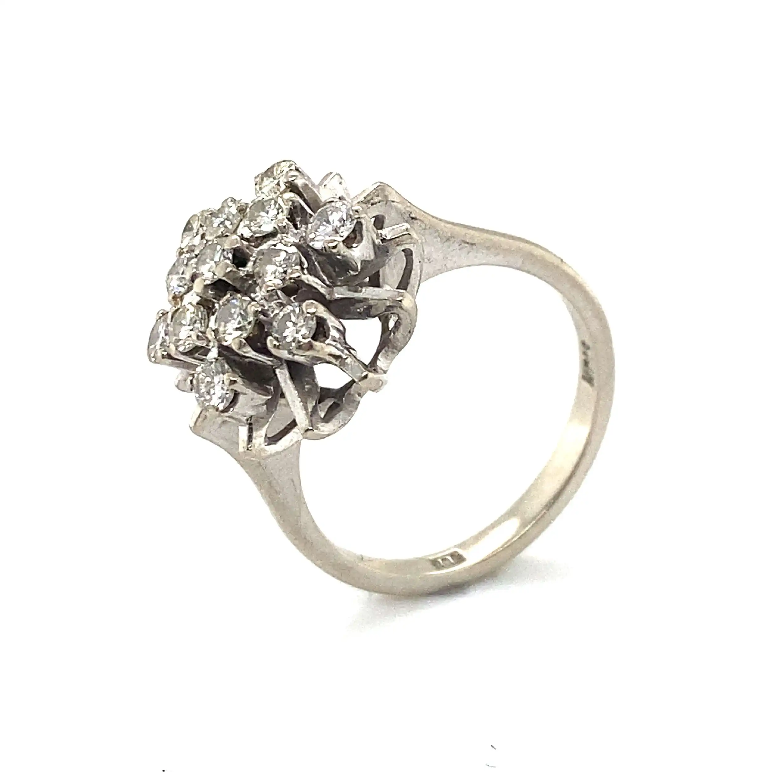 Ring Weißgold mit Brillanten Ring Weißgold mit Brillanten