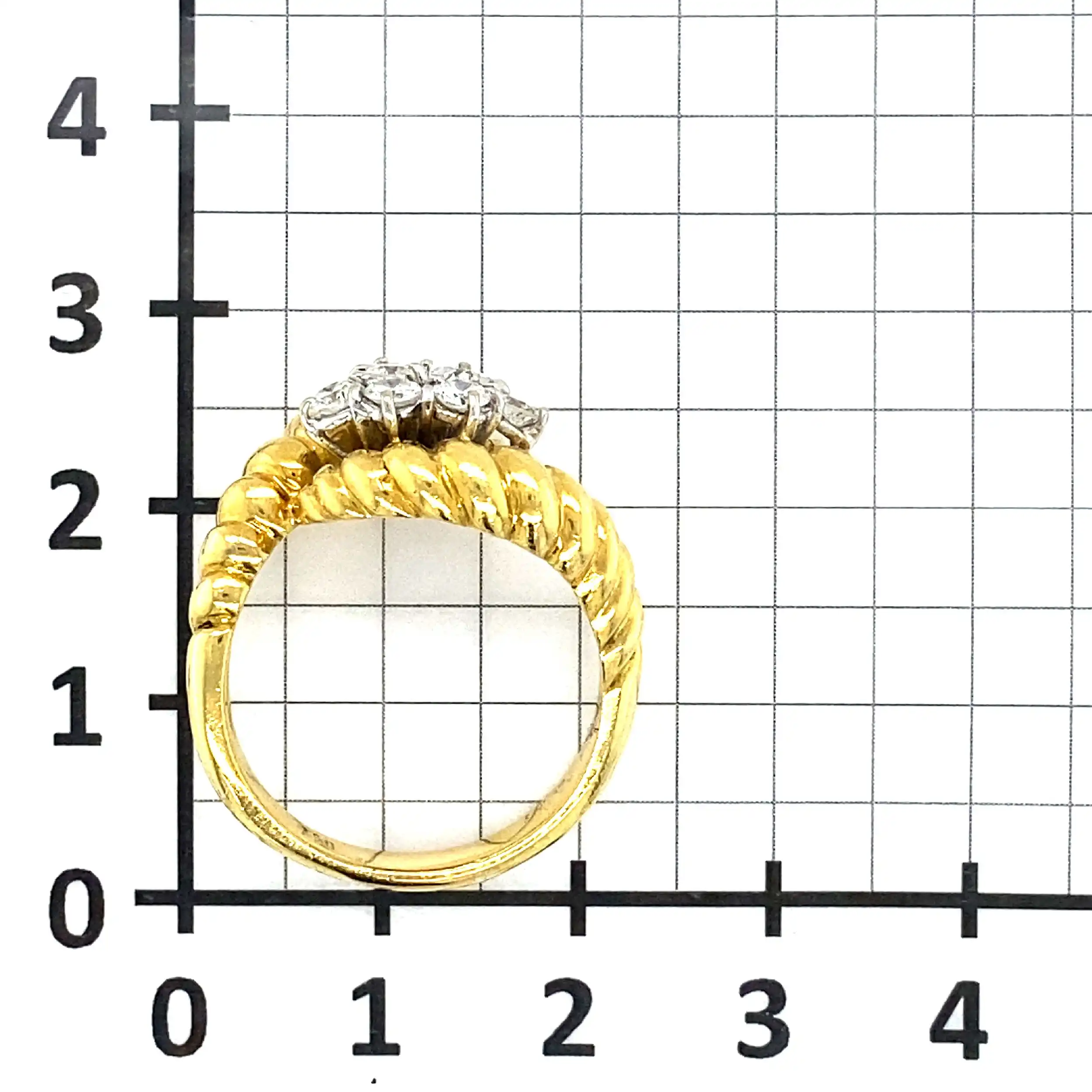 Ring Bicolor mit Brillanten Ring Bicolor mit Brillanten