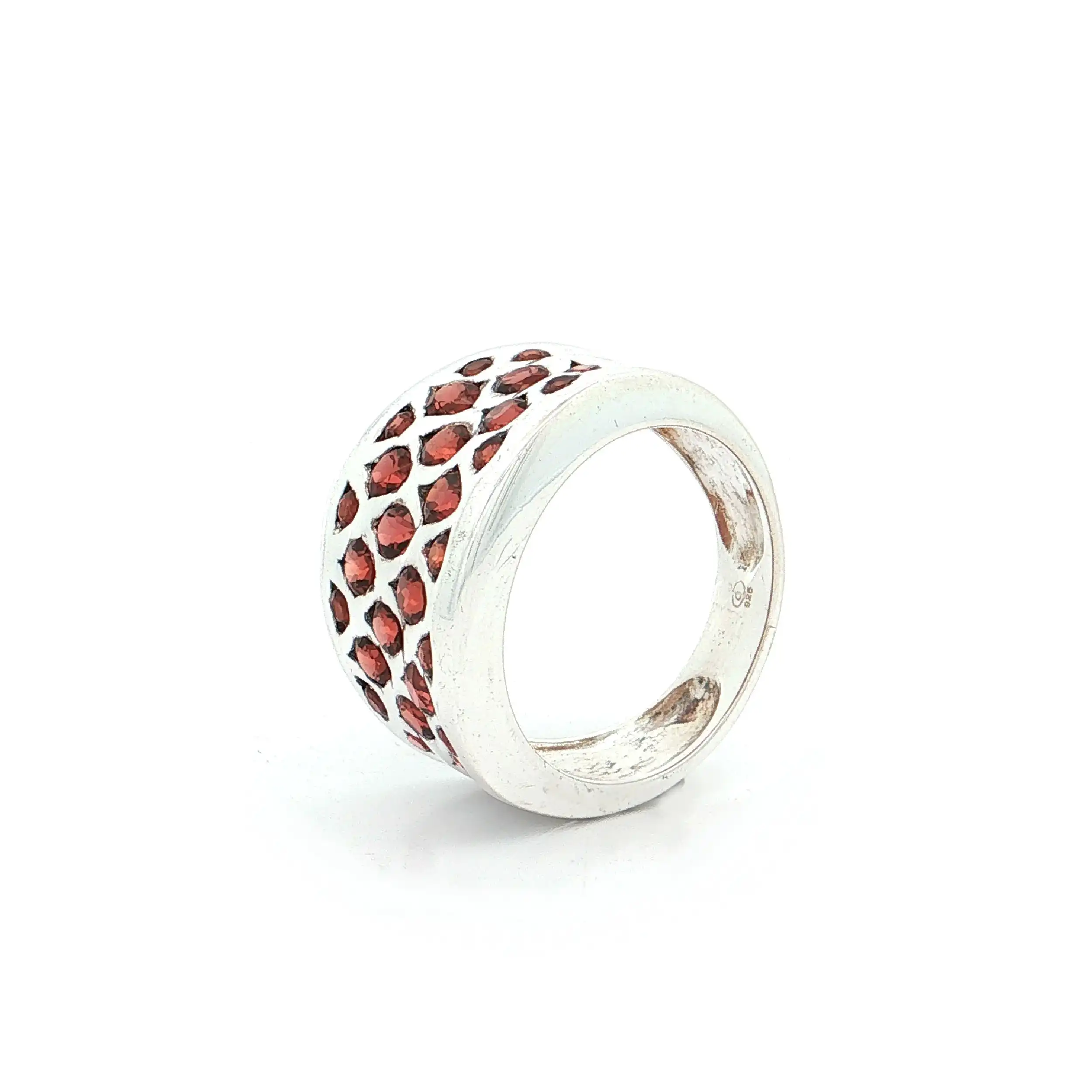 Ring Silber mit Farbsteinen