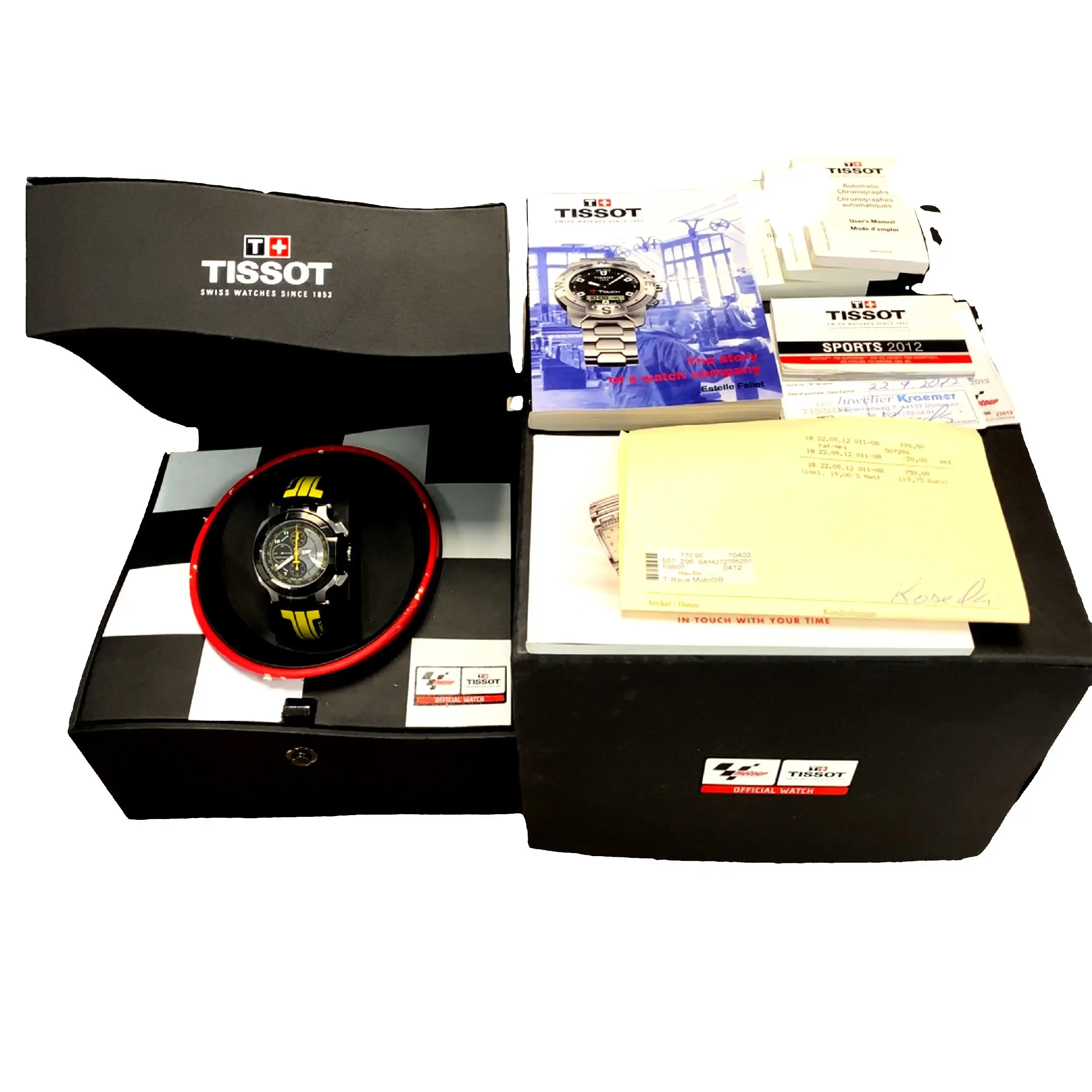 Herrenuhr Tissot T- Race Moto GP 2012 Automatik Limited World Championship im Fullset