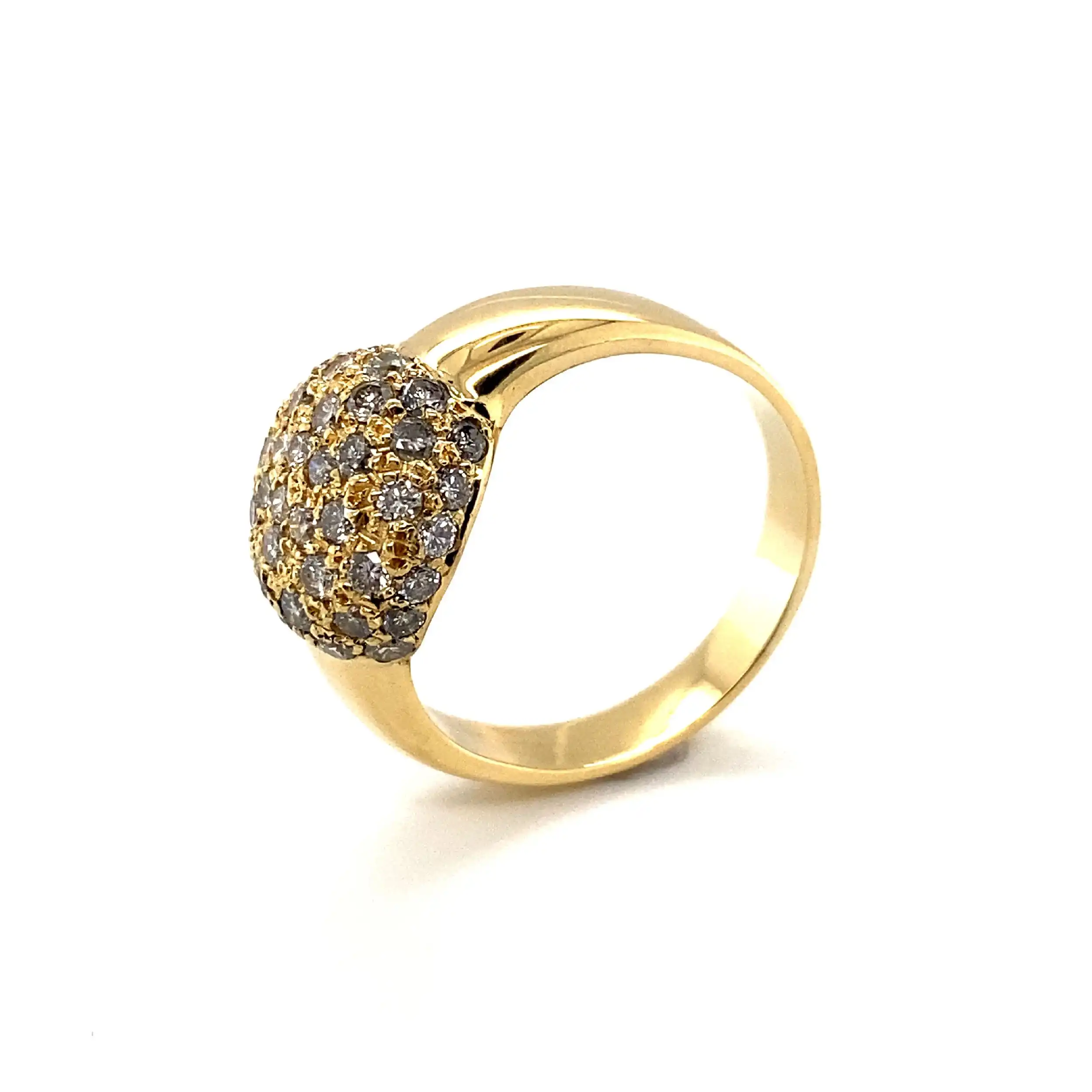 Ring Gelbgold mit Brillanten Ring Gelbgold mit Brillanten