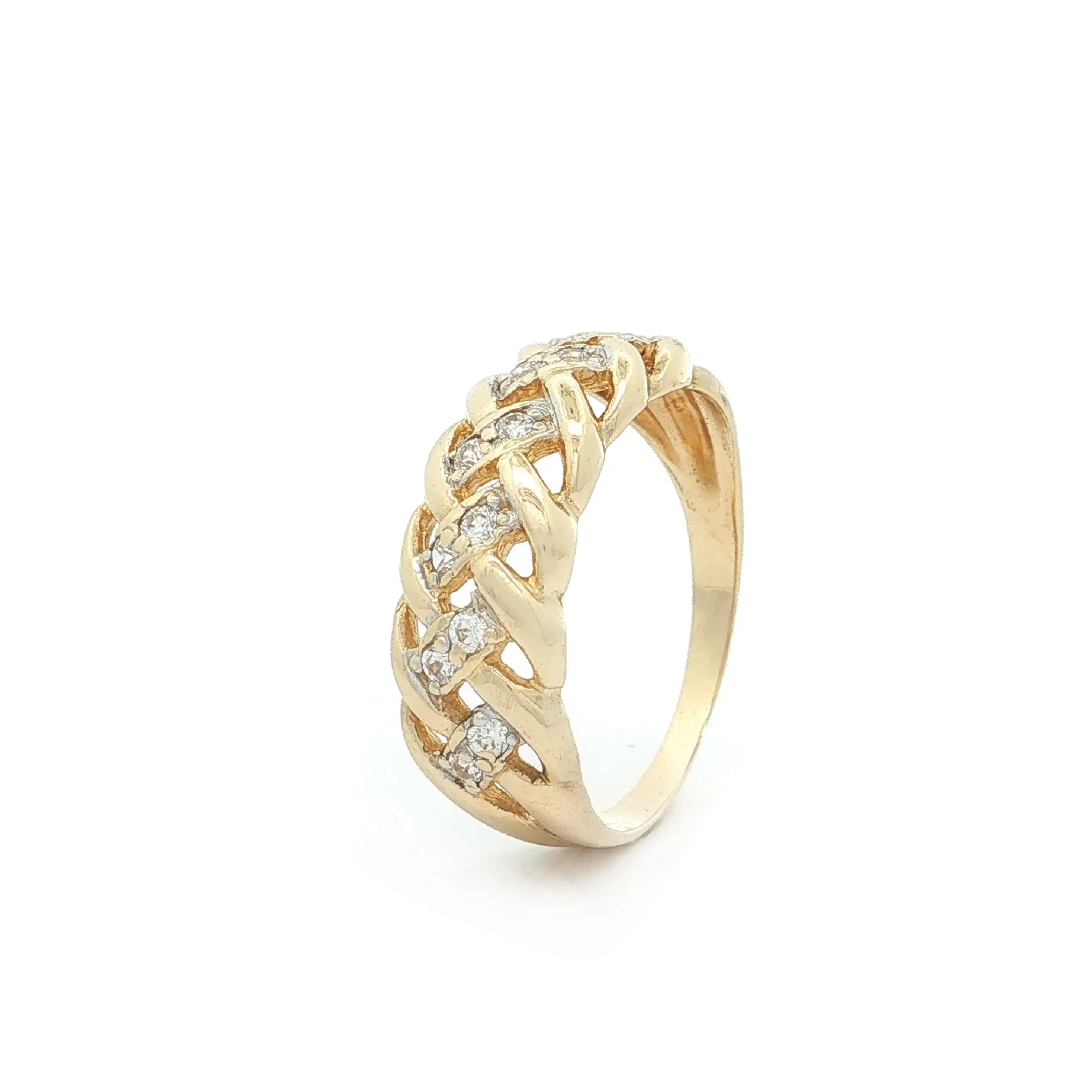 Ring Gelbgold mit Zirkonia